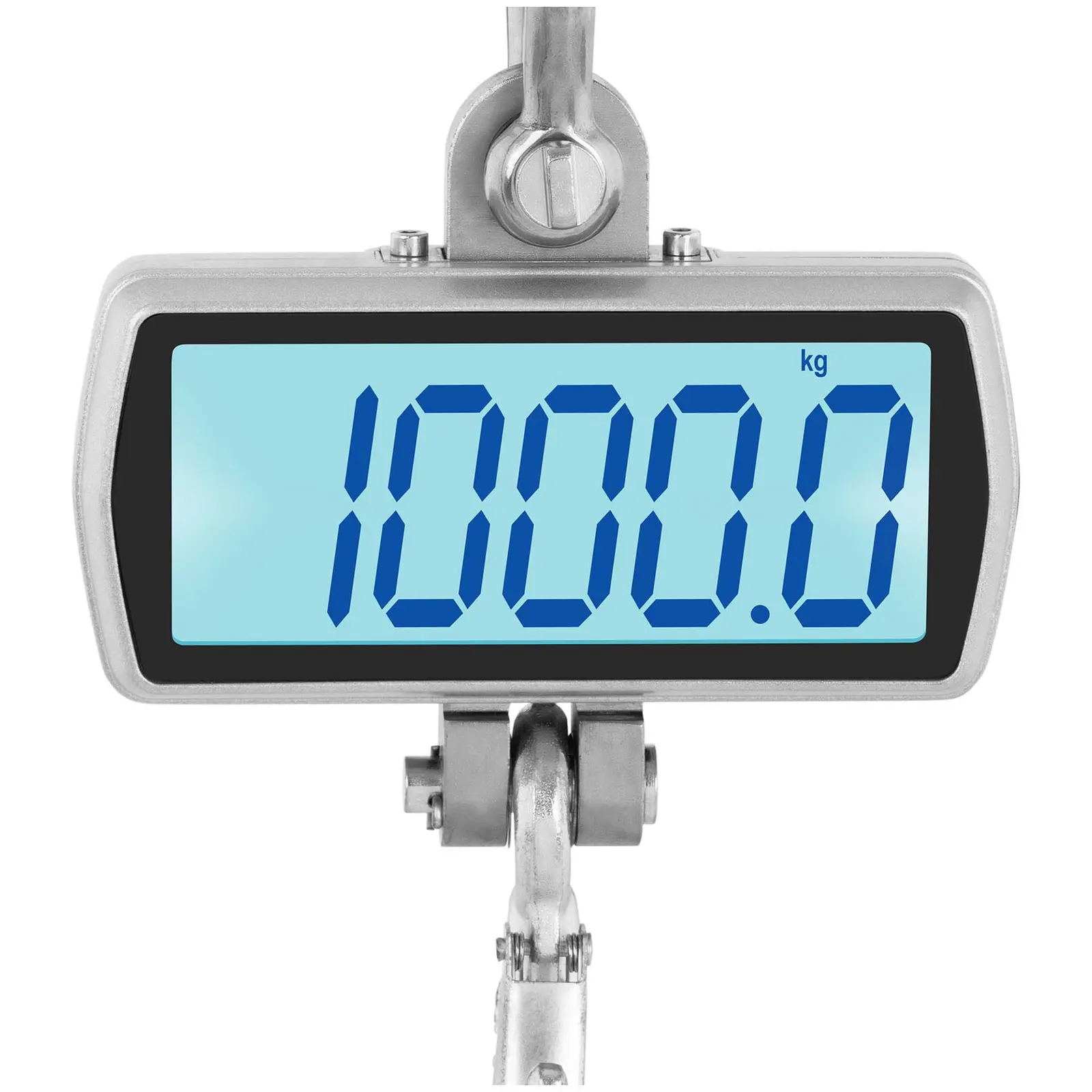 Jeřábová váha - 1000 kg / 0,5 kg - LCD - digitální - dálkové ovládání (Podržet: Ano)
