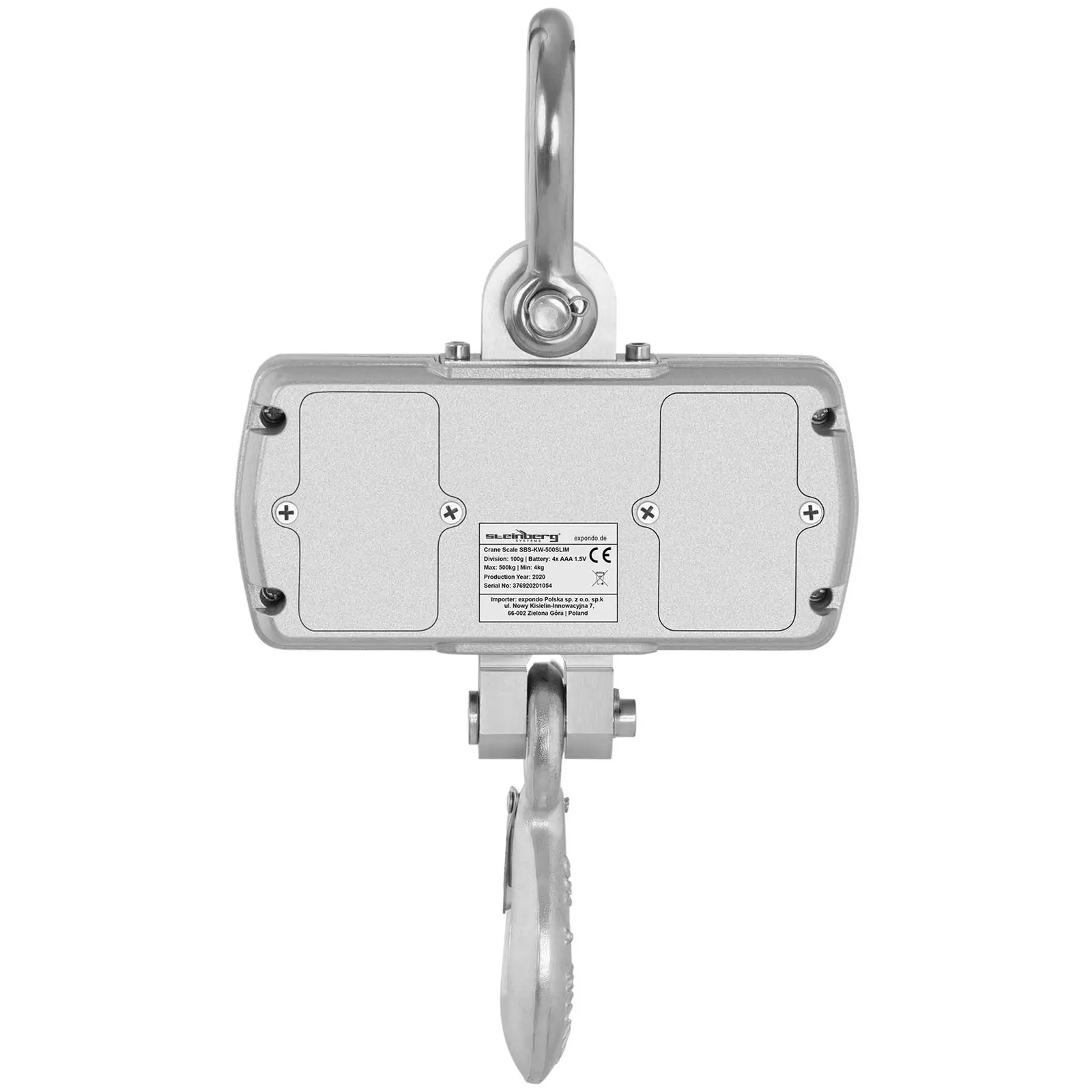 Jeřábová váha - 500 kg / 0,1 kg - LCD - digitální - dálkové ovládání (Tárování: Ano)