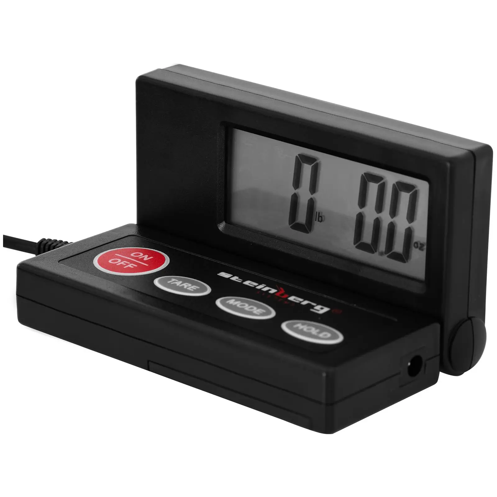 Digital pakkevekt - 50 kg / 10 g - 25 x 25 cm - eksternt LCD-display