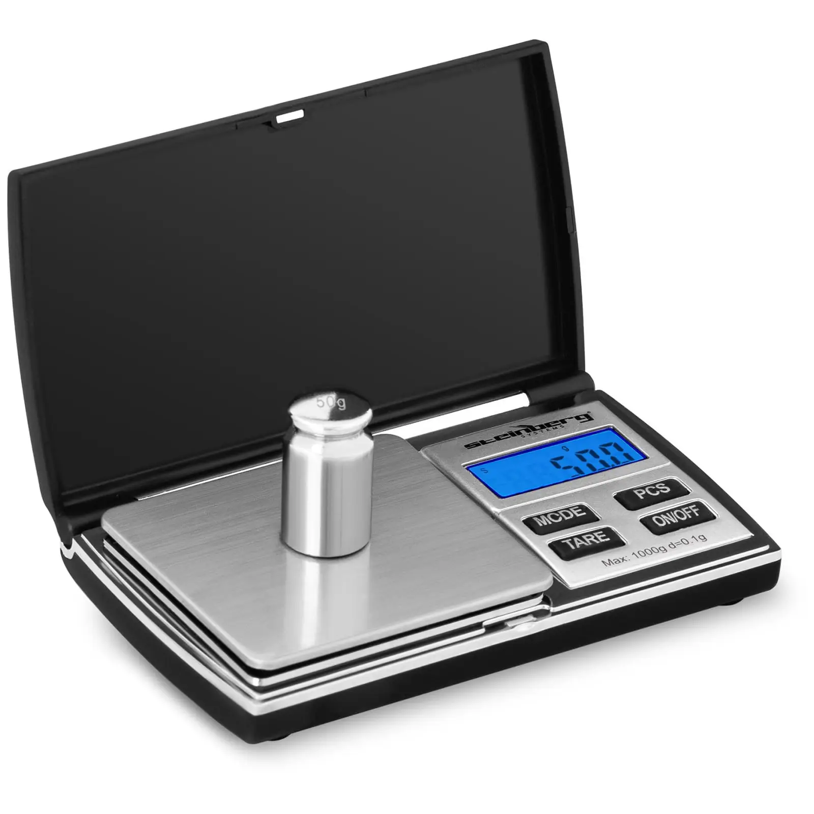 Digital Pocket Scale - 1,000 g - 0.05 g / 200 g - 69 x 64 mm