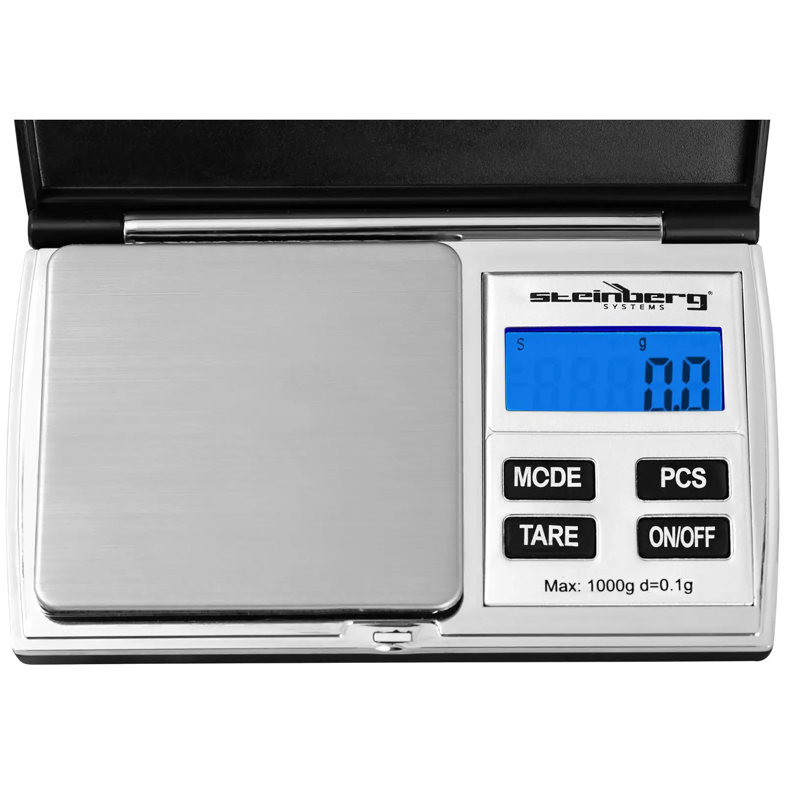 Digitale Taschenwaage - 1.000 g - 0,05 g / 200 g - 69 x 64 mm