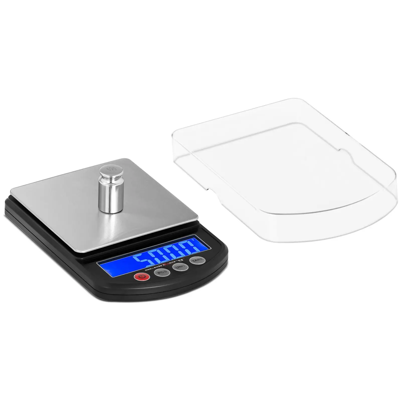 Digitale Präzisionswaage - 500 g - ±0,05 g / 200 g - 100 x 100 mm