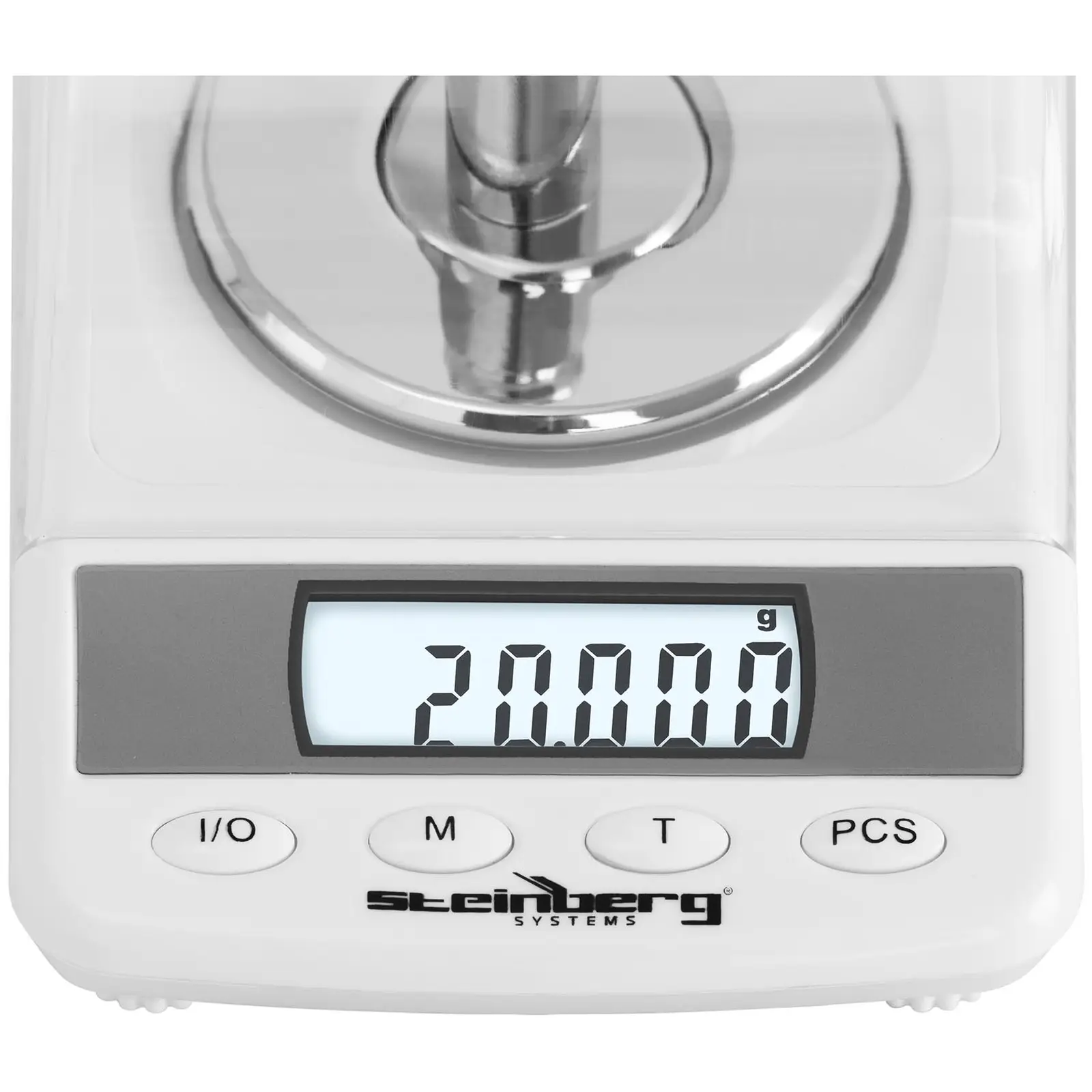 Přesná digitální váha - 50 g - 0,005 g / 50 g - ø 60 mm - s ochranou proti větru (Ukládání: Ne)