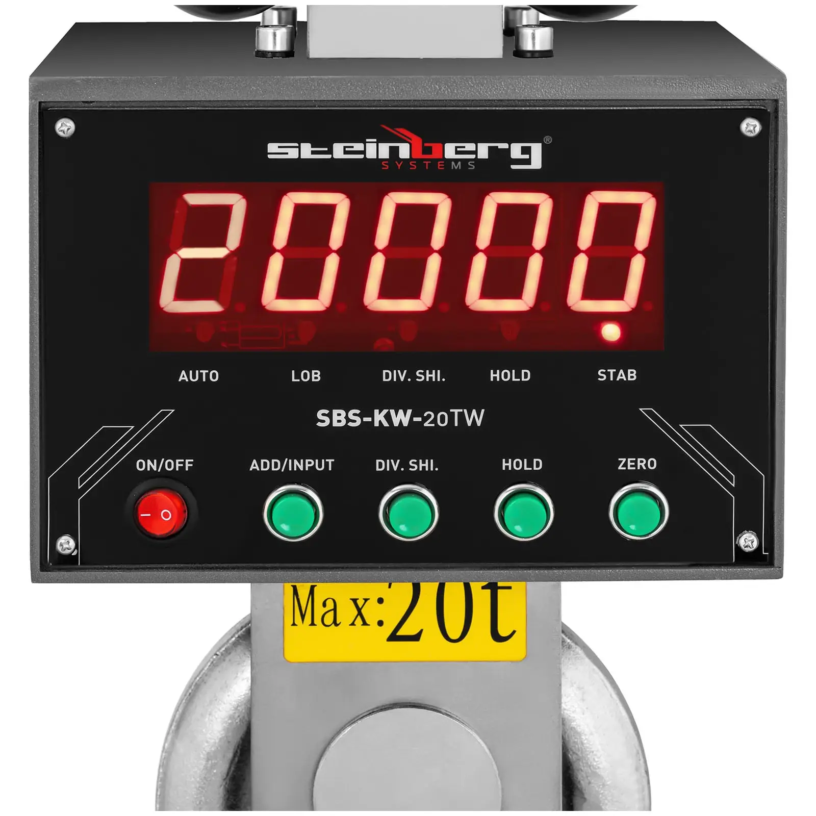 Dinamómetro digital - 20.000 kg / 5 kg