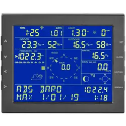 Station météo connectée - LCD - 6,89" - Mémoire interne - Capteur intérieur