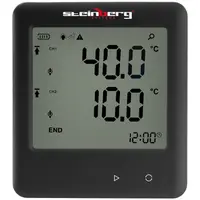Temperaturlogger - LCD - -40 til +125°C - 2 eksterne sensorer