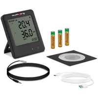 Data Logger - LCD - -30 to +60 °C - 0 to 100 % RH - 1 external sensor