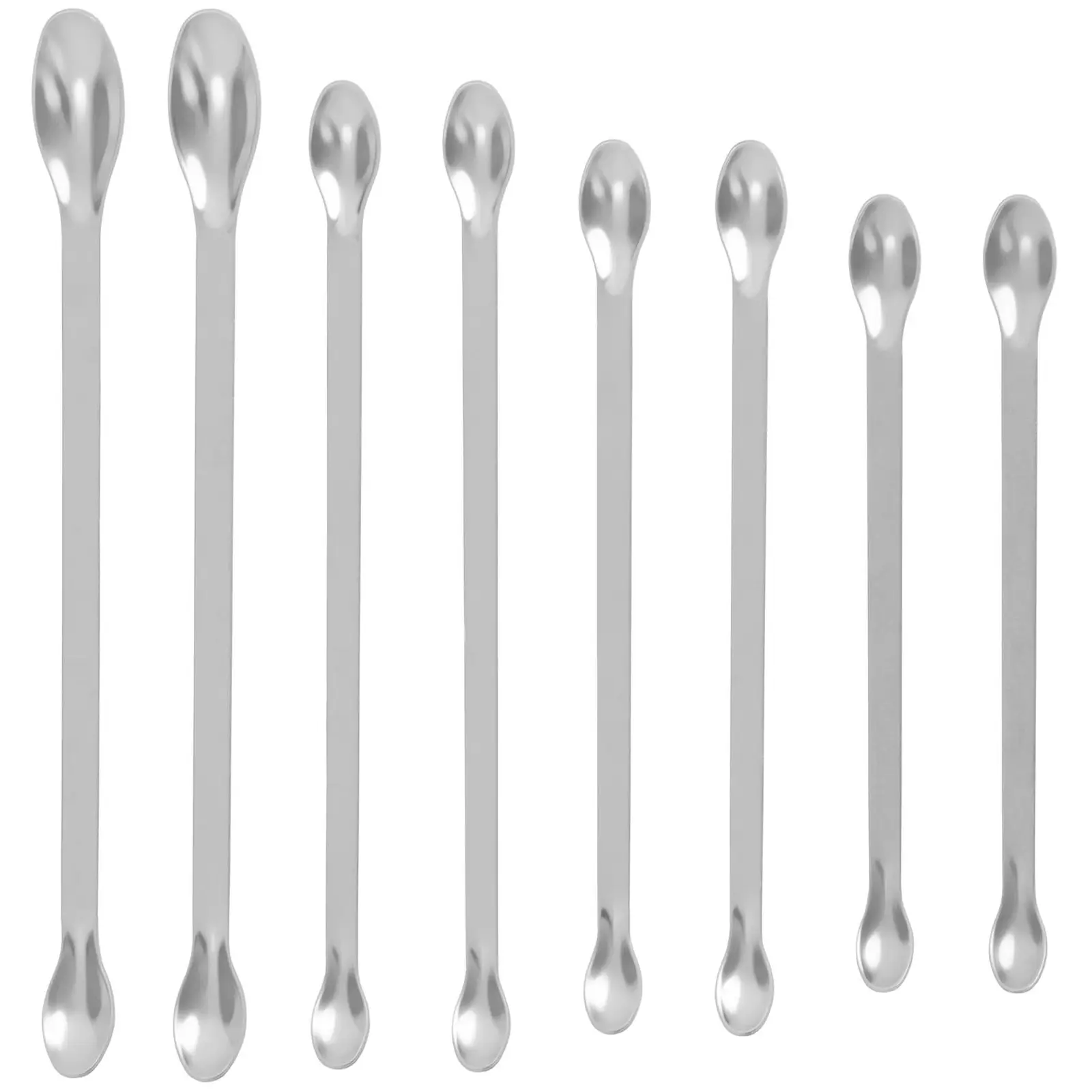 Lot de spatules et cuillères de laboratoire - 22 pièces