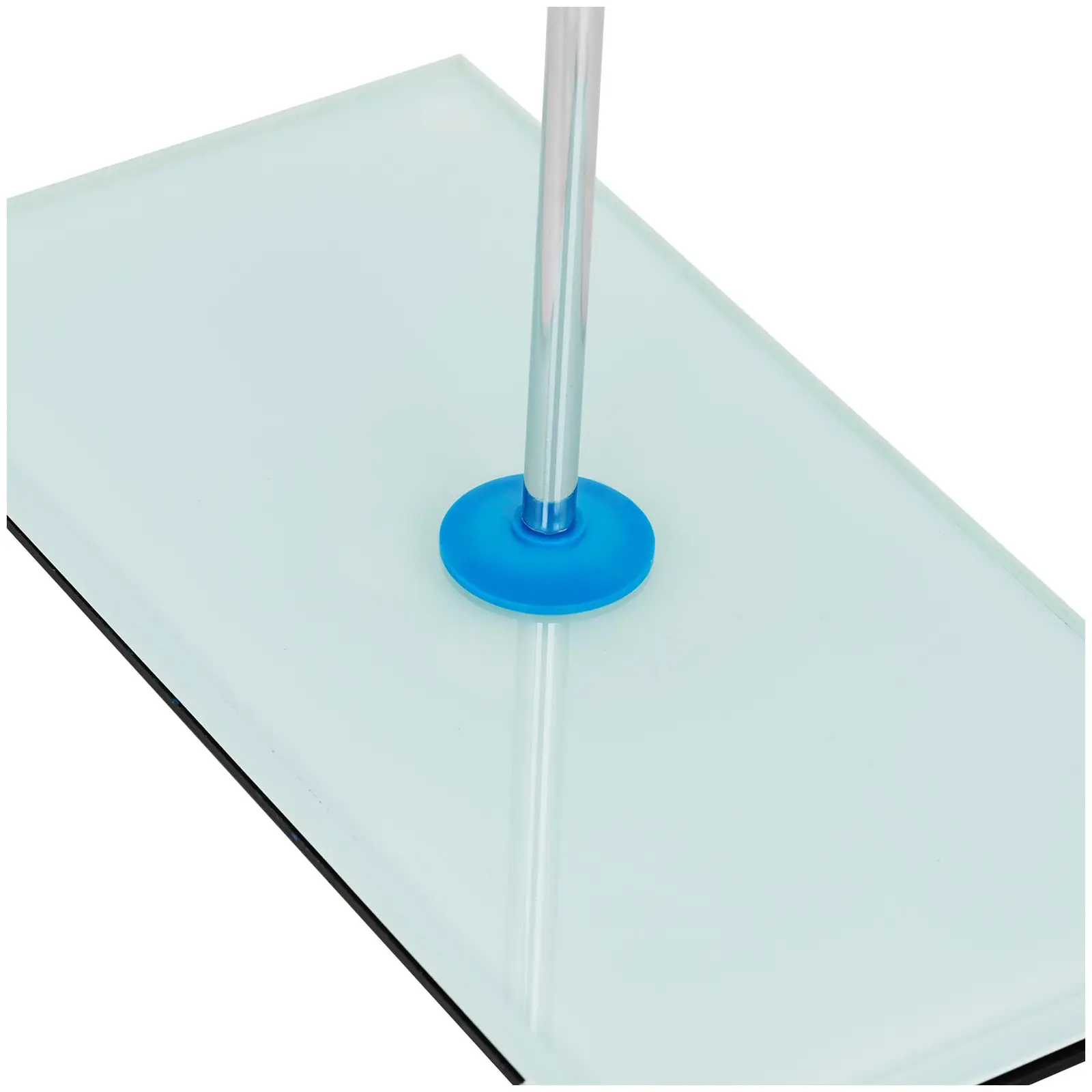 Laboratorní stojan - se svorkou a objímkou - skleněná základna (Velikost základny [mm]: 300 x 155)