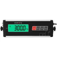 Vloerweegschaal - 300 kg / 100 g - antislipmat - LCD