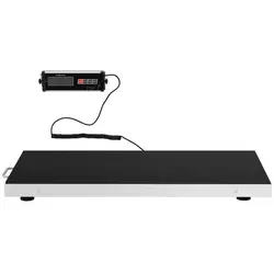 Balance au sol - 150 kg / 50 g - Tapis antidérapant - LCD