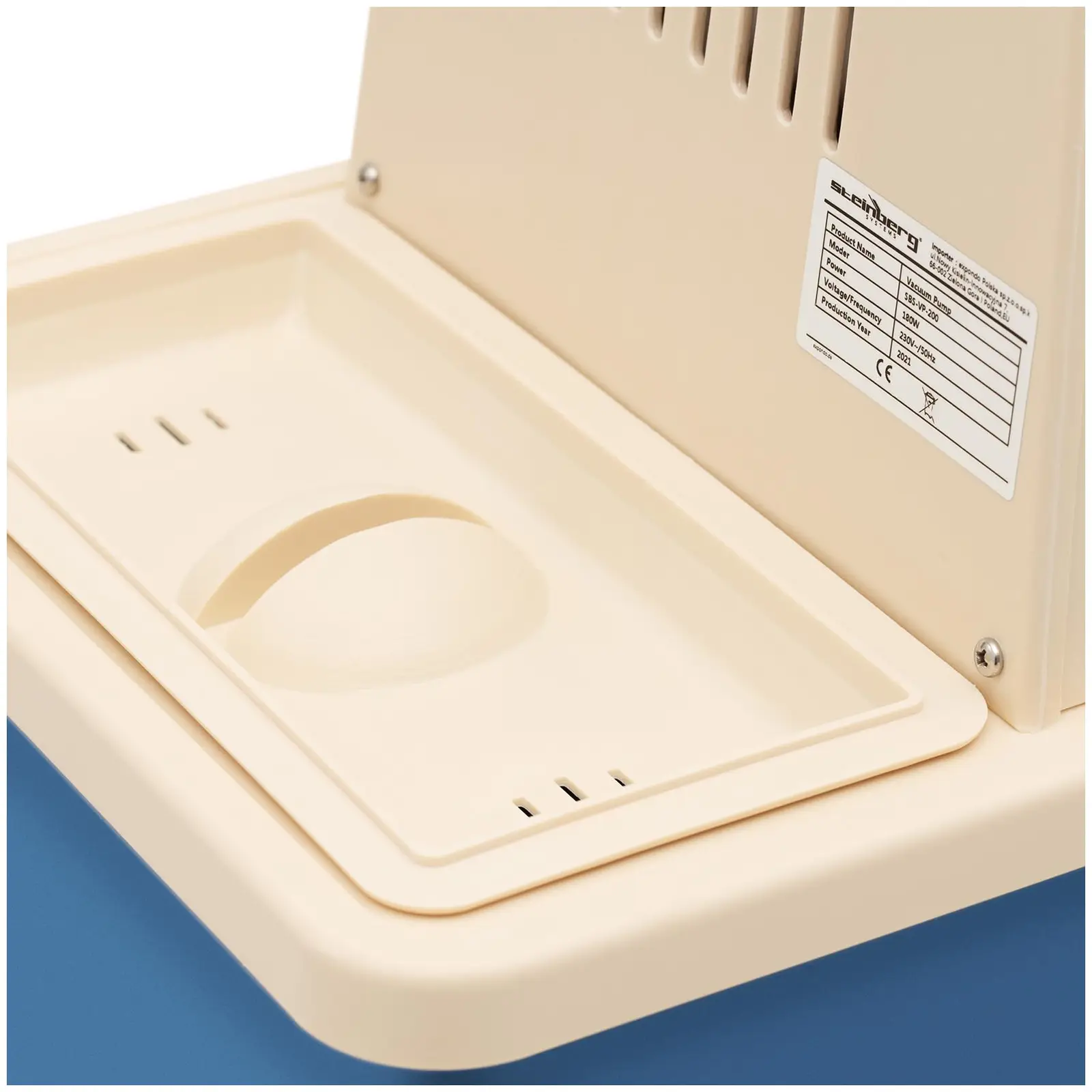 Dvojité Vakuové čerpadlo - 2 přípojky/tlakoměr - 15 l - 180 W (Vývod: 1.2 l/h)