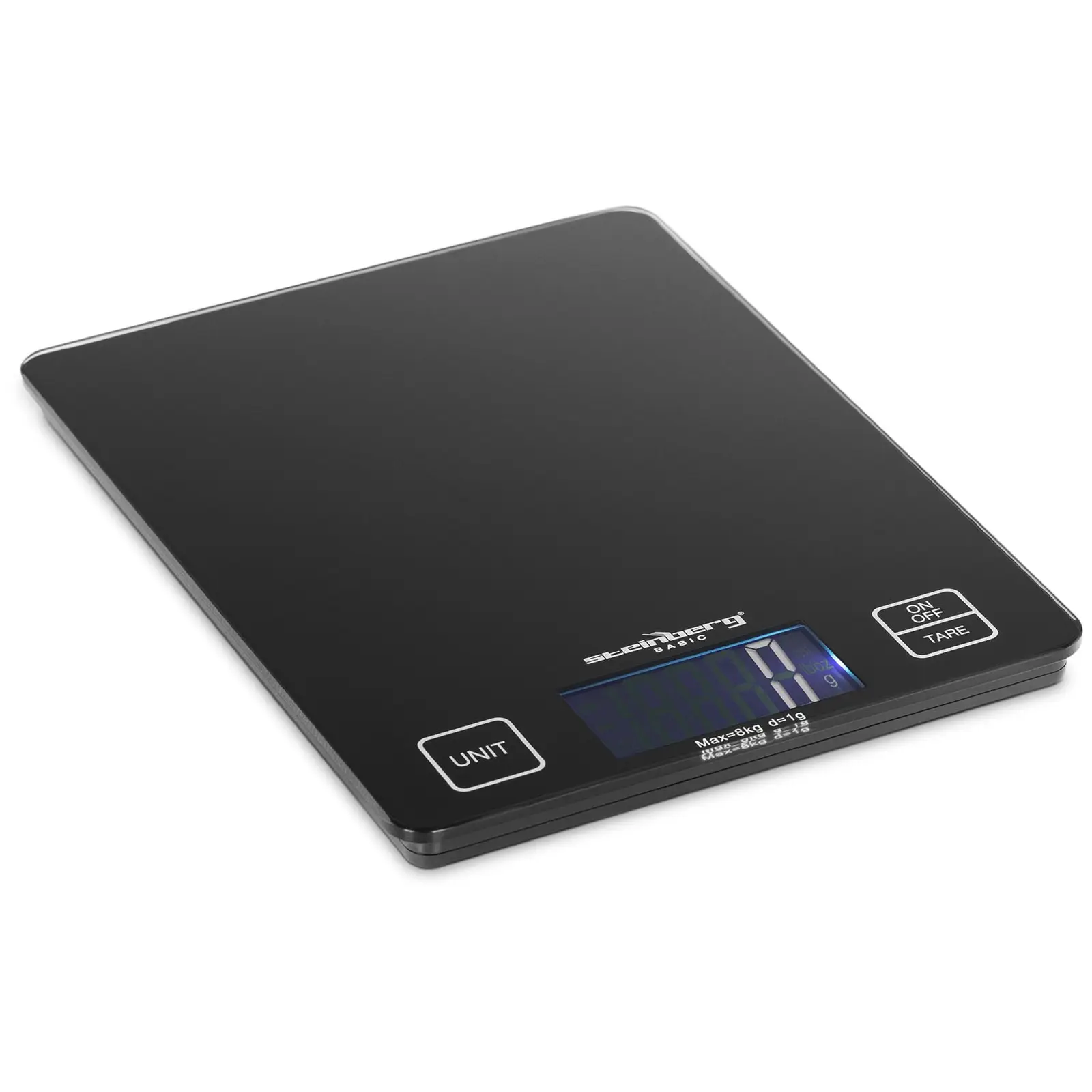 Keukenweegschaal - 8 kg /  g - 22 x 17 - LCD