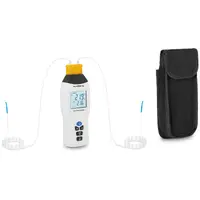 Digital Thermometer - 2 channel - type K/J/E/T - 99 memory spaces