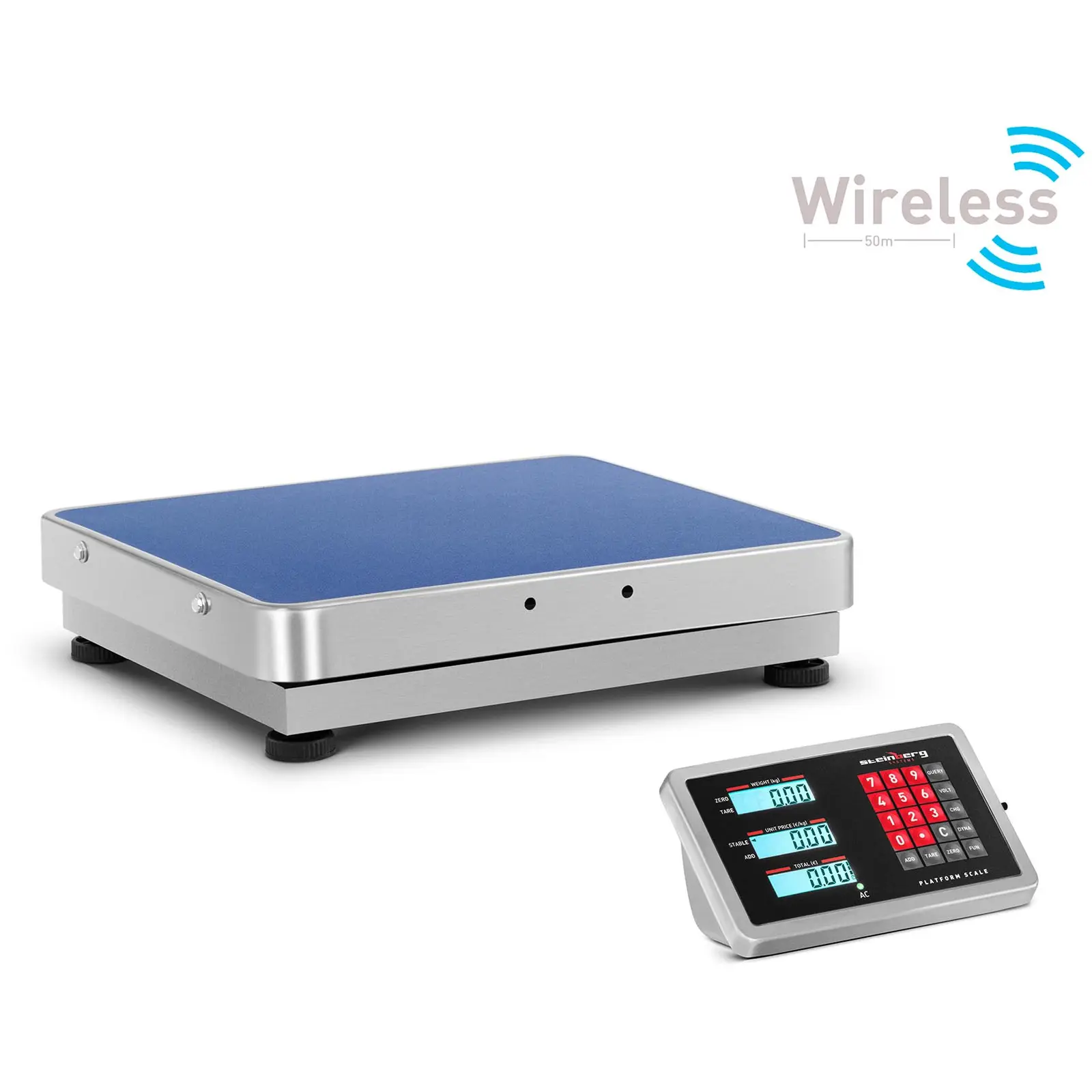 Factory second Platform Scale - 300 kg / 0.05 kg - 50 x 60 cm - wireless - LCD - Product Image