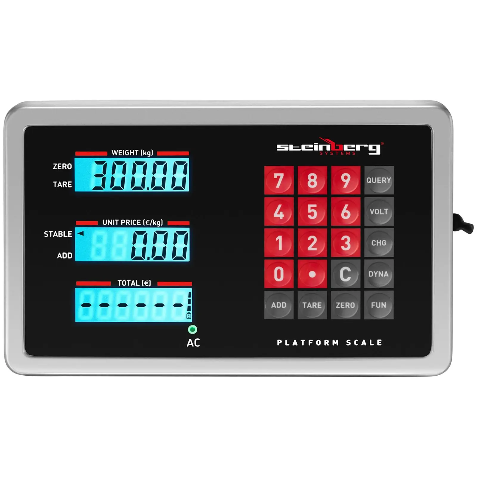 Plattformwaage - 300 kg / 0,05 kg - kabellos