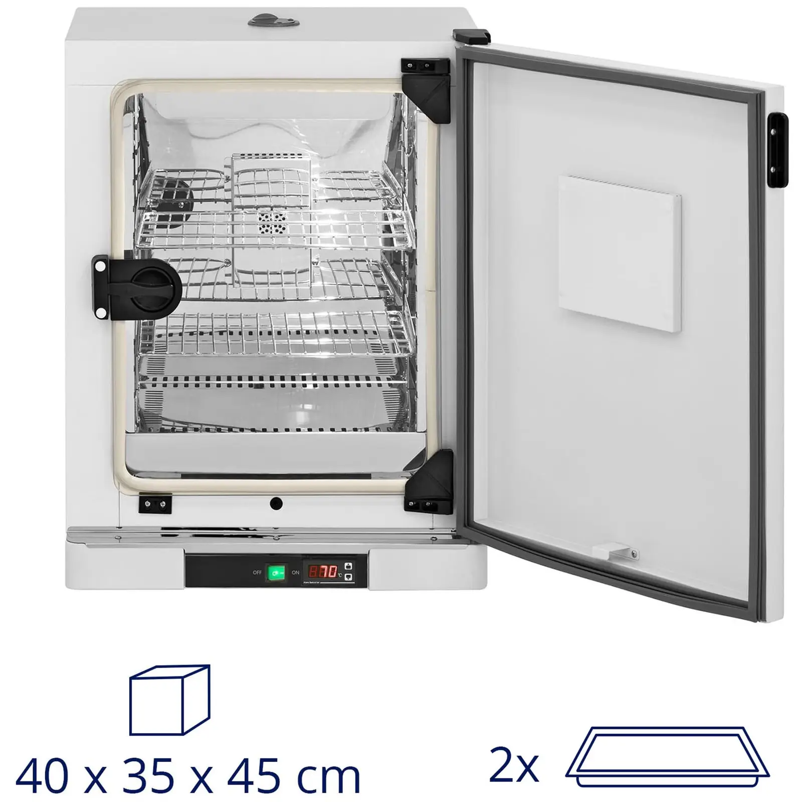 Laboratorní inkubátor - do 70 °C - 65 l - cirkulace vzduchu (Displej: LCD)