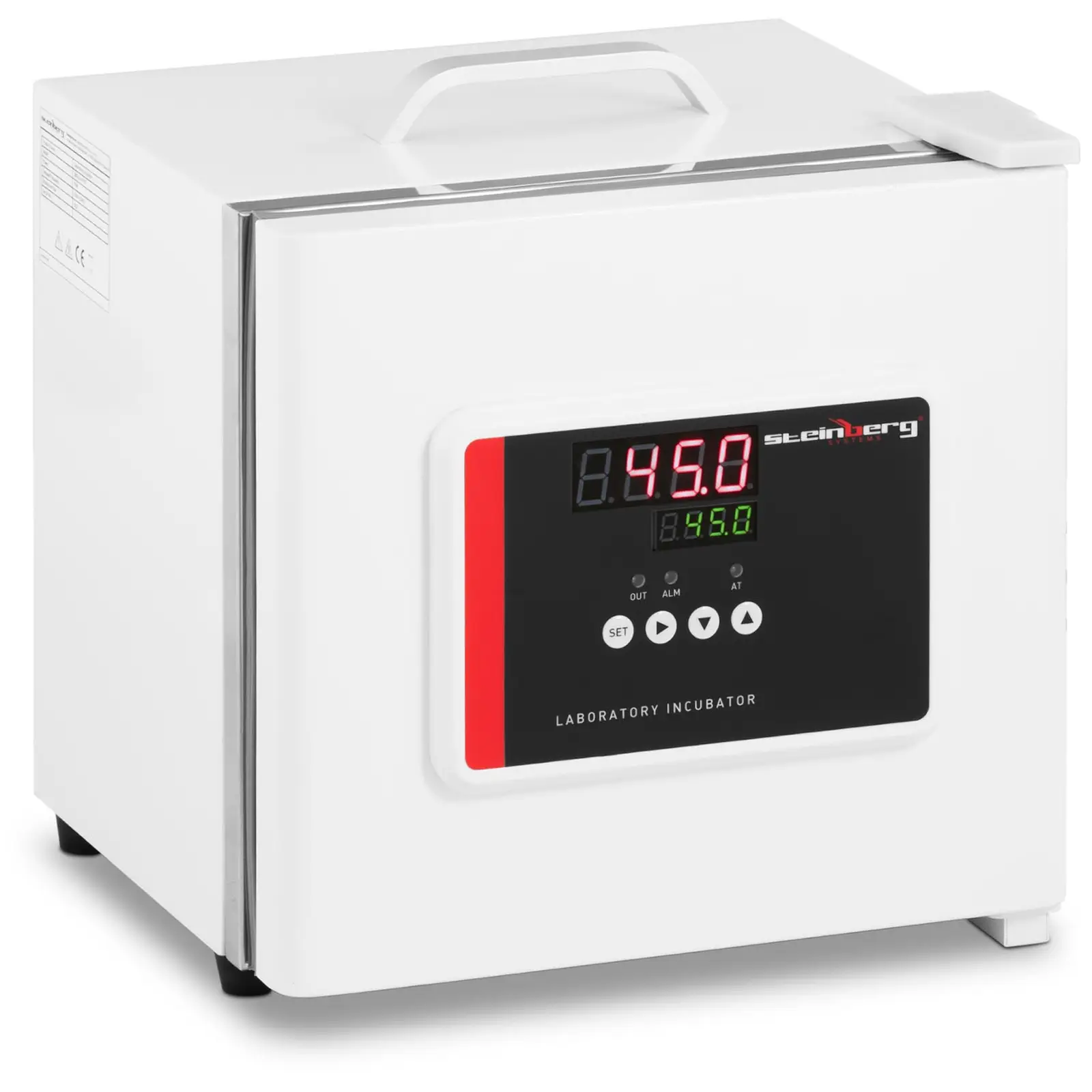 Incubadora de laboratório - até 45°C - 7,5 l - 12 V DC