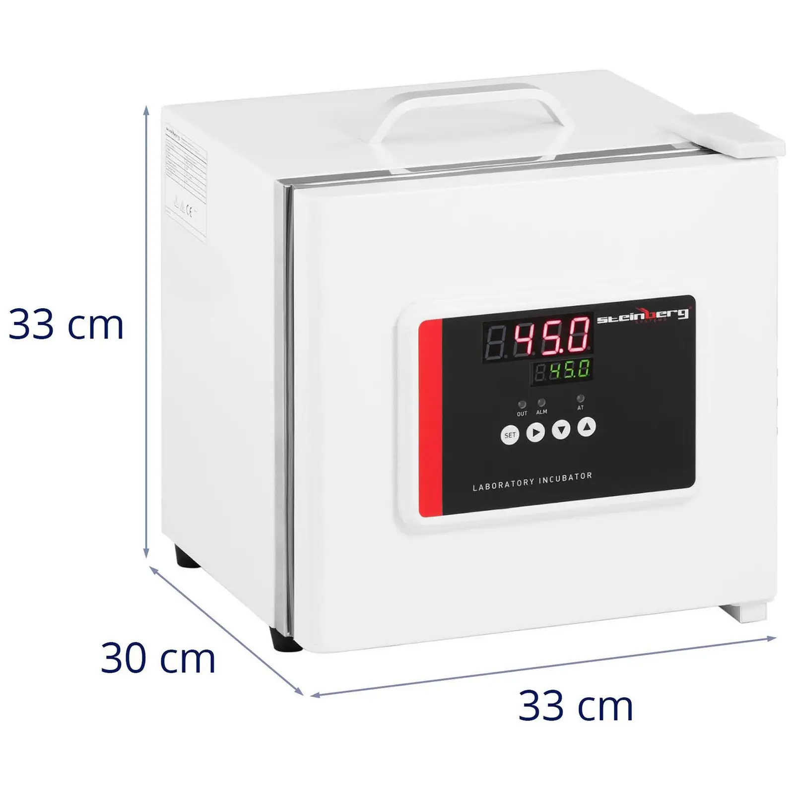 Laboratóriumi inkubátor - 45 °C-ig - 7,5 l - 12 V DC