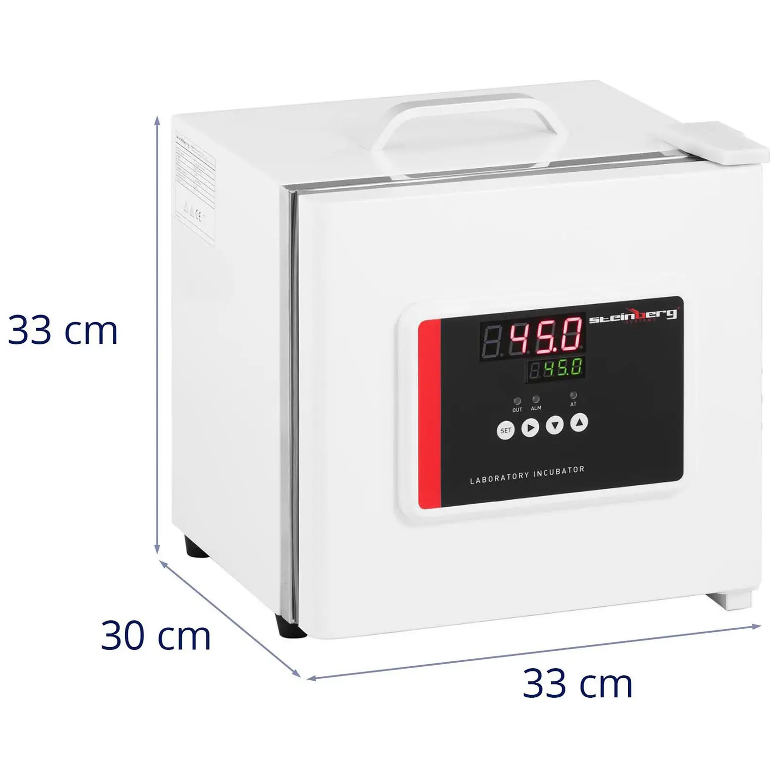Inkubaattori - 45 °C asti - 7,5 l