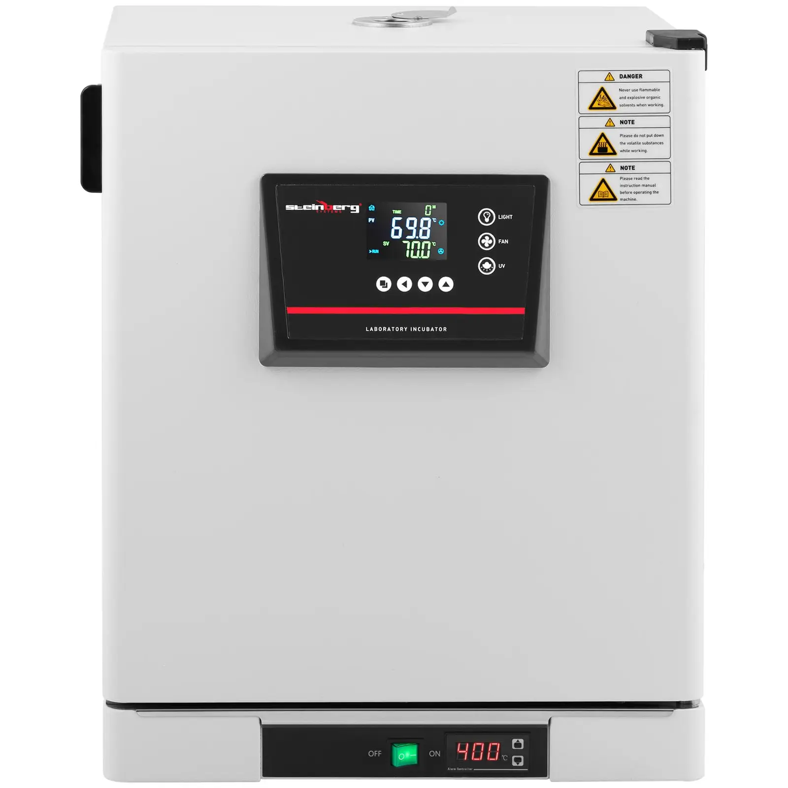 Laboratory Incubator - up to 70 °C - 43 L - air circulation (Over temperature alarm: Yes)