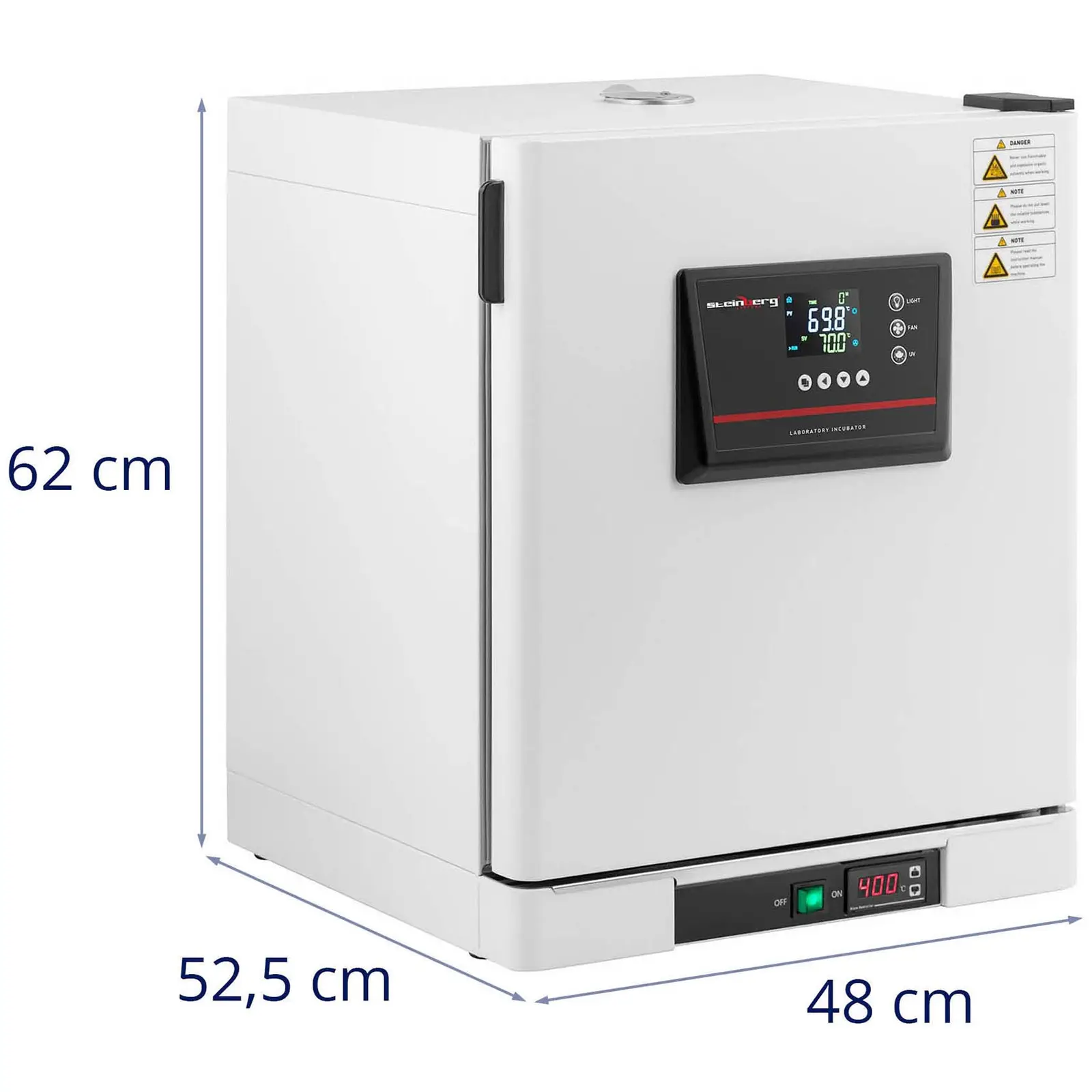 Laboratórny inkubátor - do 70 °C - 43 l - cirkulujúci vzduch