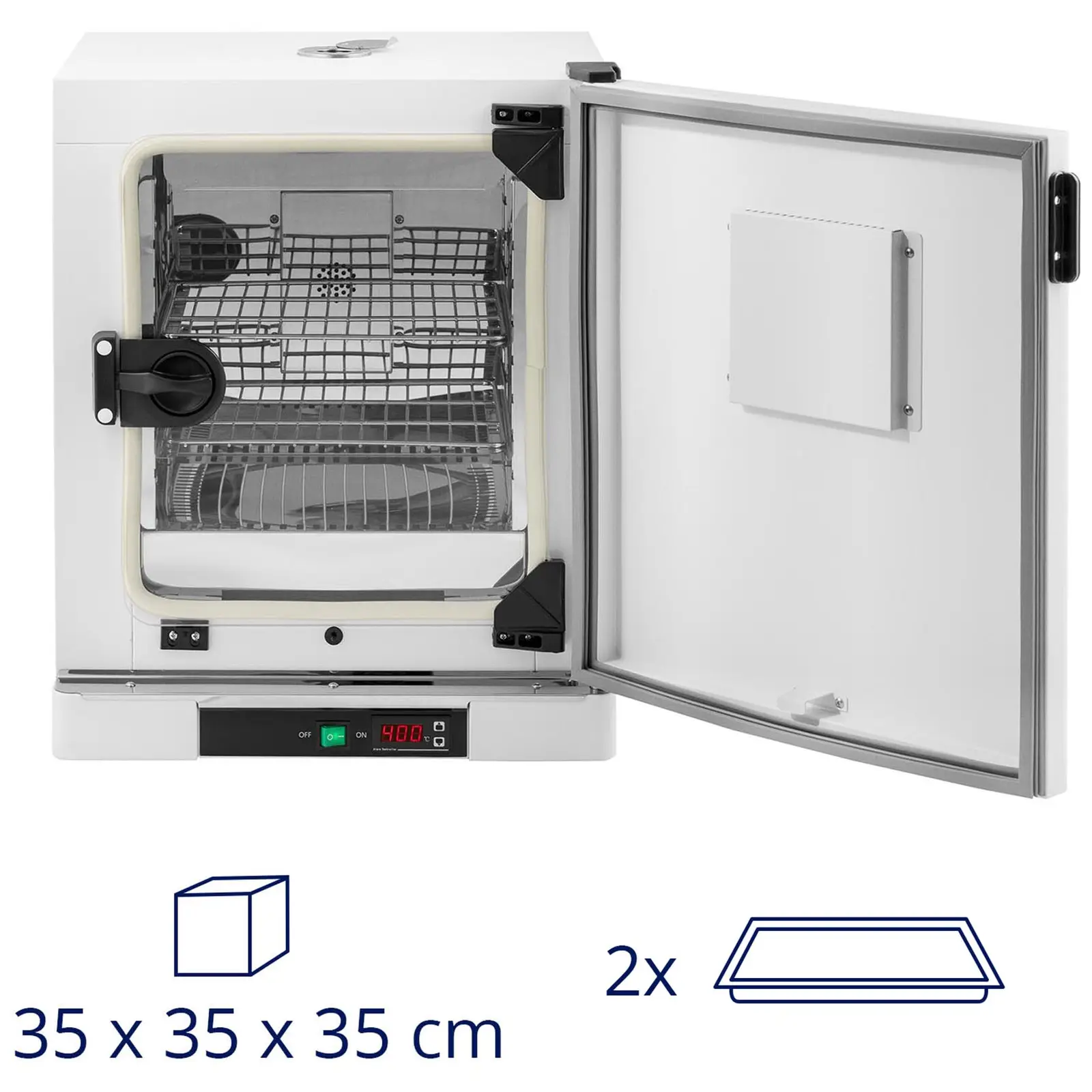 Inkubator laboratoryjny - do 70°C - 43 l - wymuszony obieg powietrza