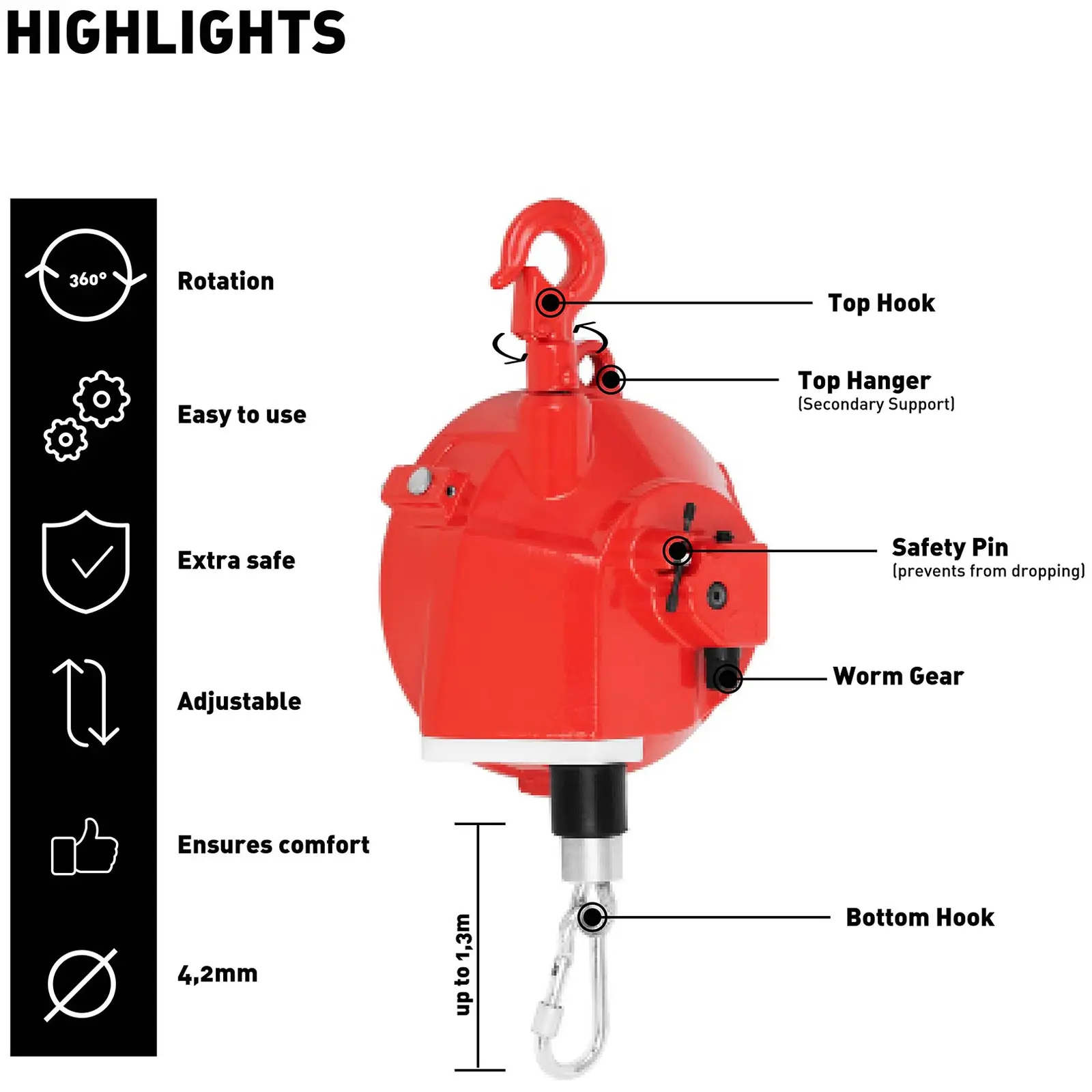 Balanceador - 5-9 kg - 1.3 m