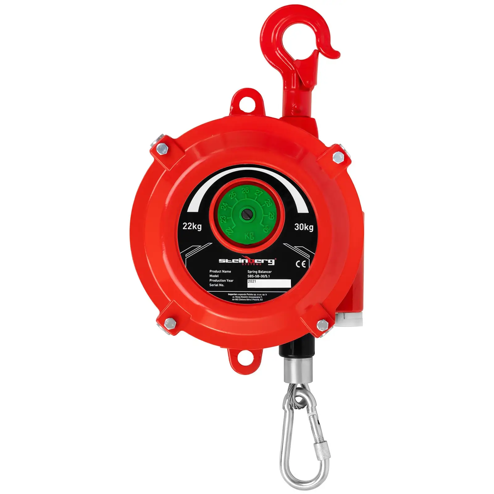 Équilibreur de charge - 22 - 30 kg - 1,5 m (Longueur utile: 1.5 m)