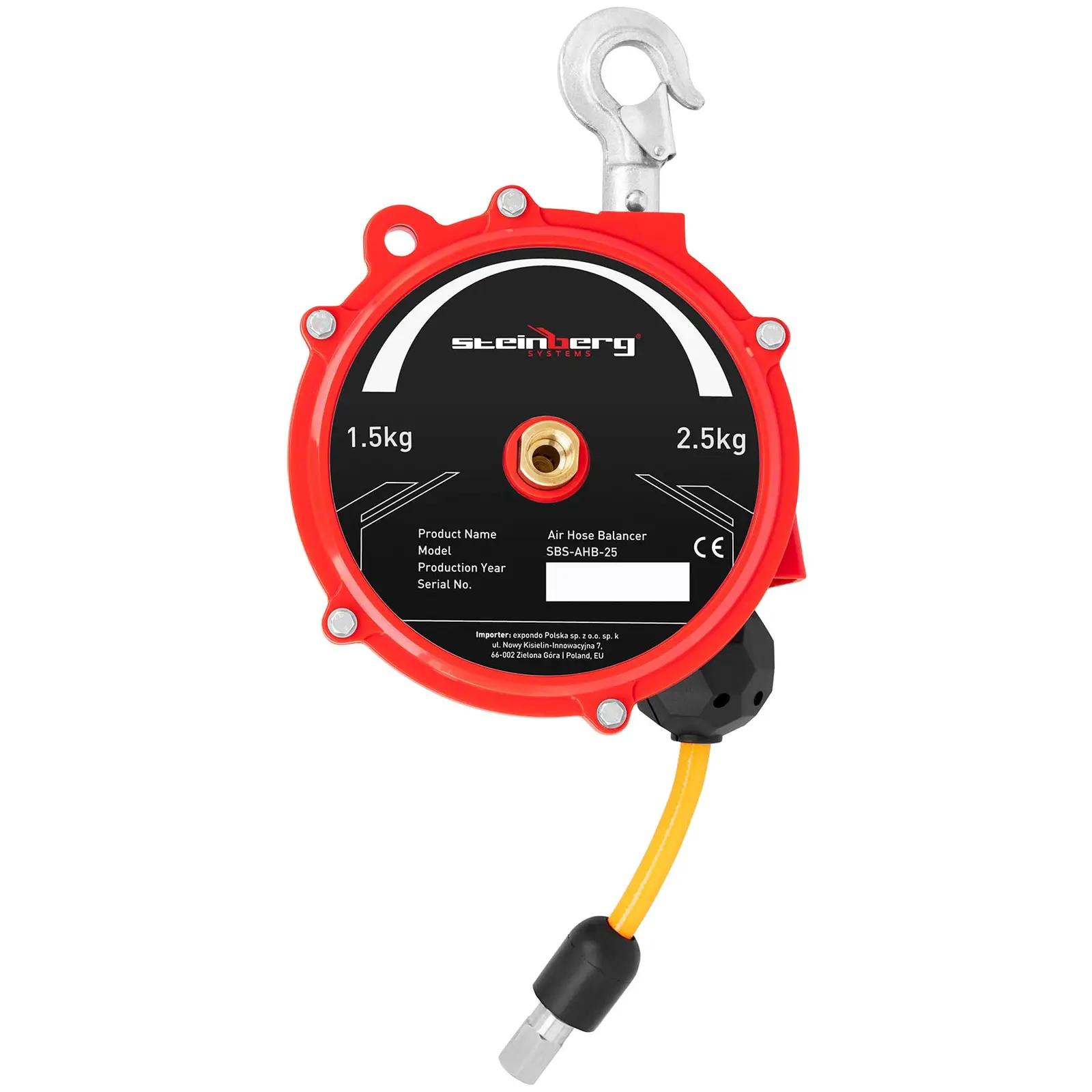 Équilibreur de charge pneumatique - 1,5 - 2,5 kg - 1,3 m (Longueur utile: 1.3 m)