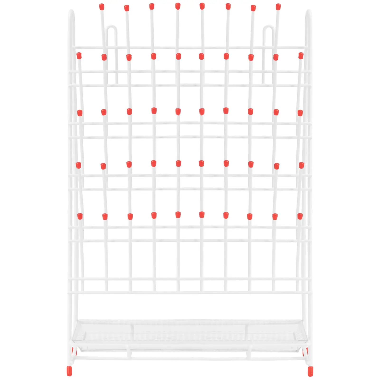 Laboratorní odkapávací stojan - 48 zástrčných míst (Materiál: PVC)