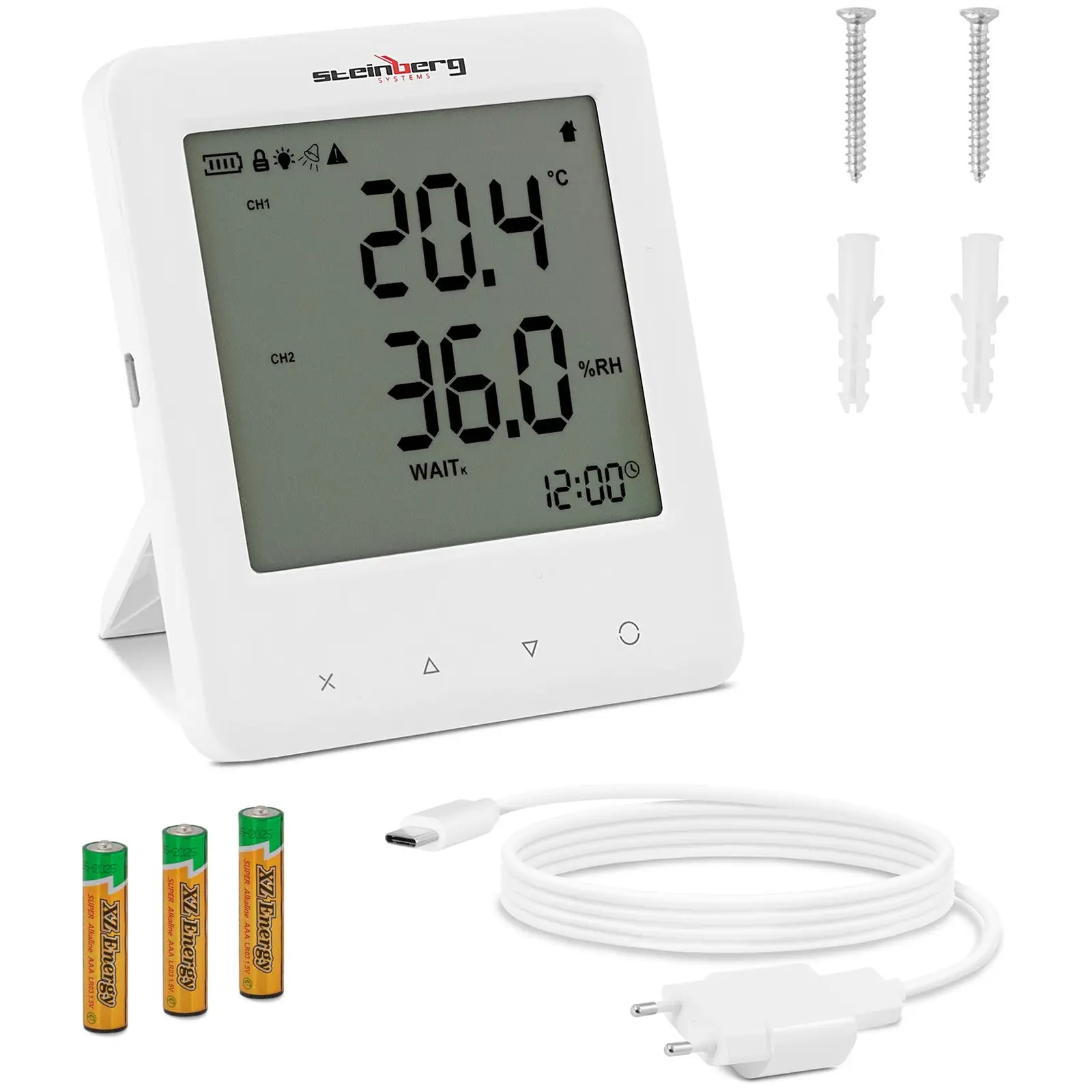 Contor de CO2 - incl. temperatura și umiditatea