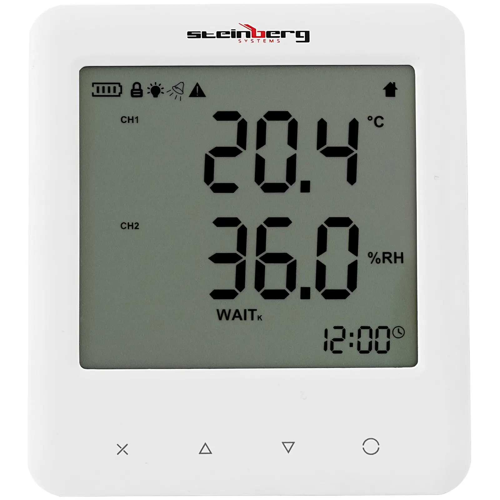 Détecteur de CO2 - Avec mesure de température et de d'humidité de l'air