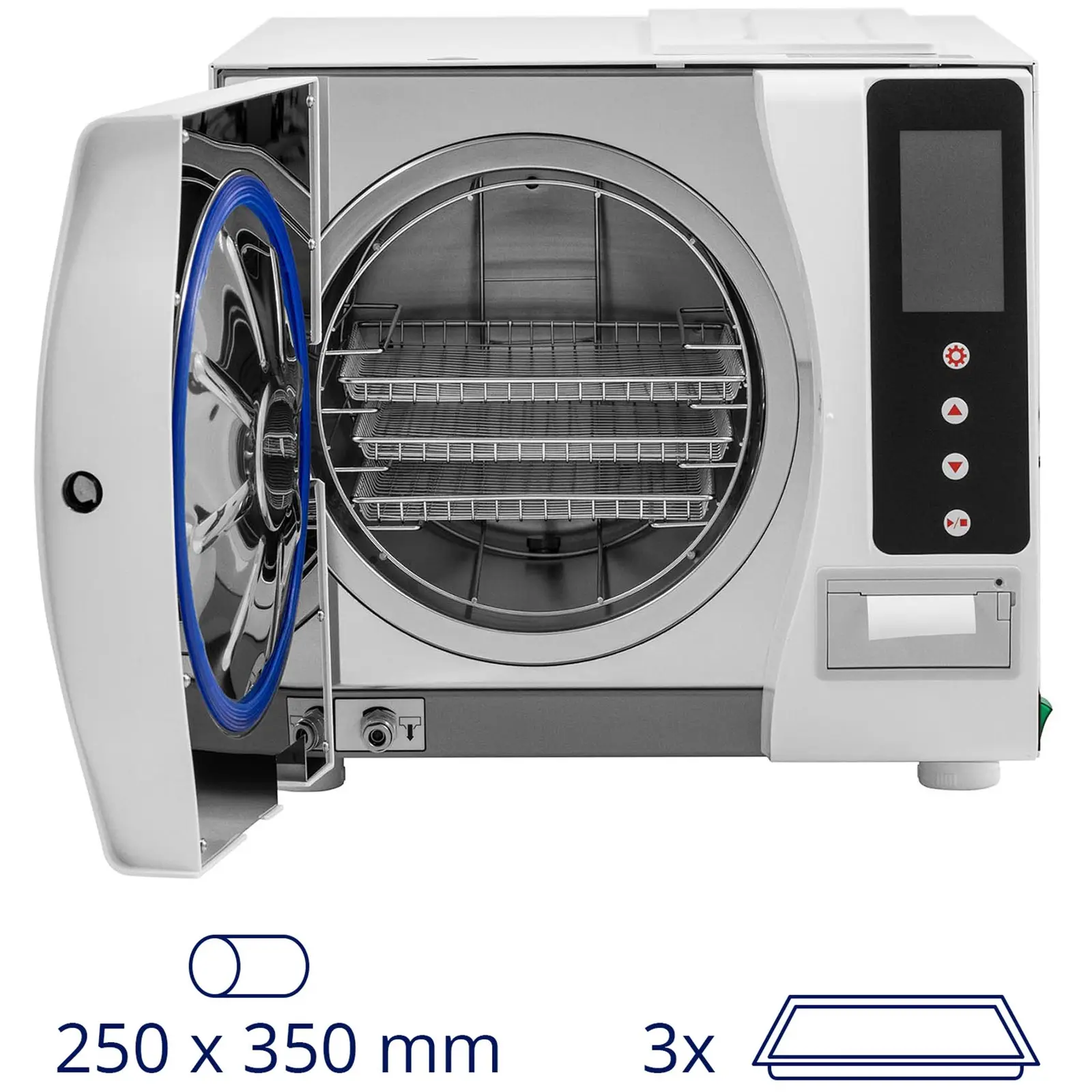 Autoclave - Classe B - 18 l - LCD - 6 programmes standards (Température de stérilisation [°C]: 121/134)