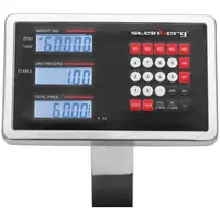 Ellenőrző mérleg - 60 kg / 0,005 kg - 290 x 340 x 92 mm - kg - LCD kijelző