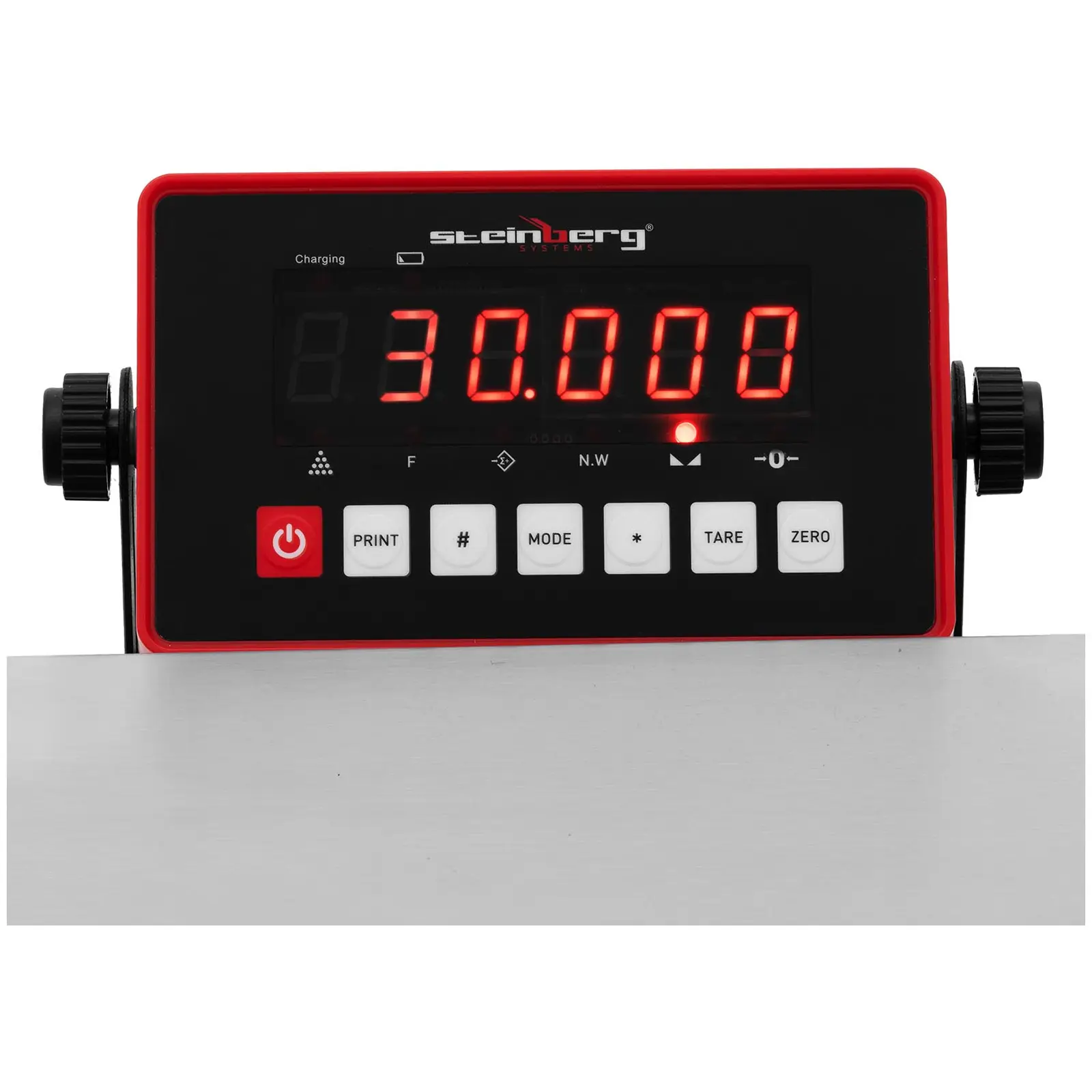Plošinová váha - 30 kg / 0,005 kg - 30 x 40 cm - kg / lb - LED (Přesnost: 0.005 kg)