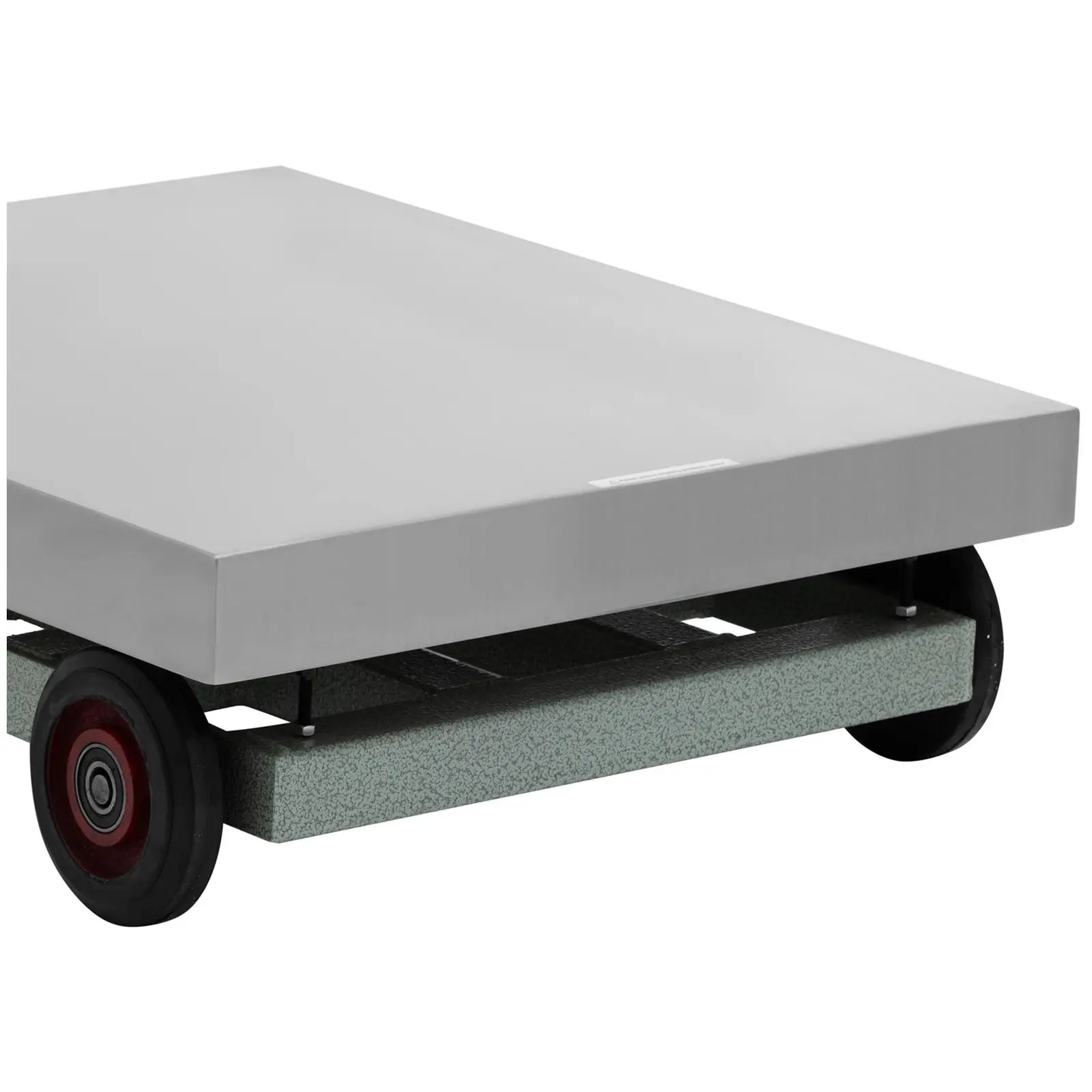 Produtos recondicionados Balança de plataforma - rodas - 600 kg / 0,1 kg - 500 x 600 x 190 mm - kg/lb