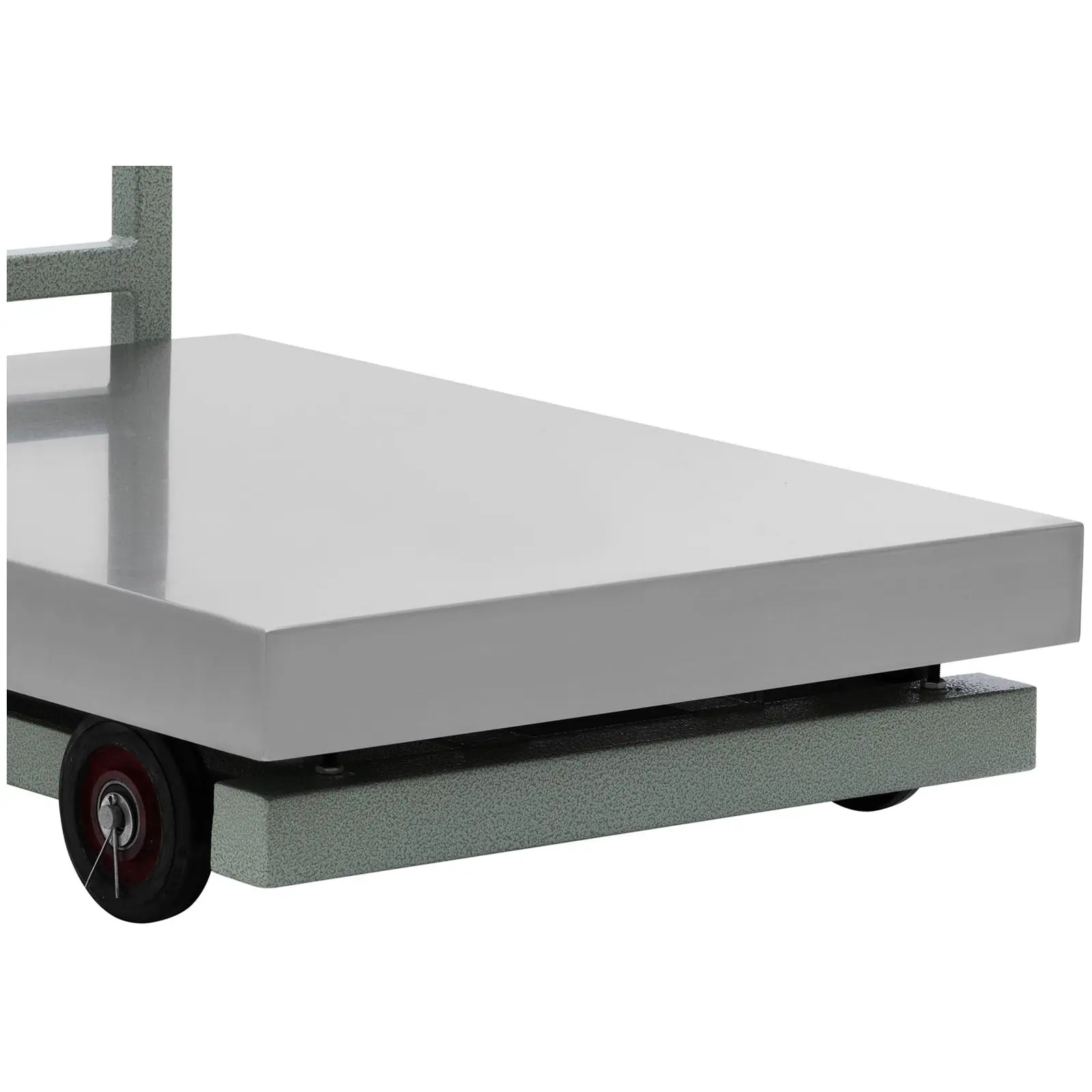 Produtos recondicionados Balança de plataforma - rodas - 1000 kg / 0,2 kg - 600 x 800 x 195 mm - kg/lb