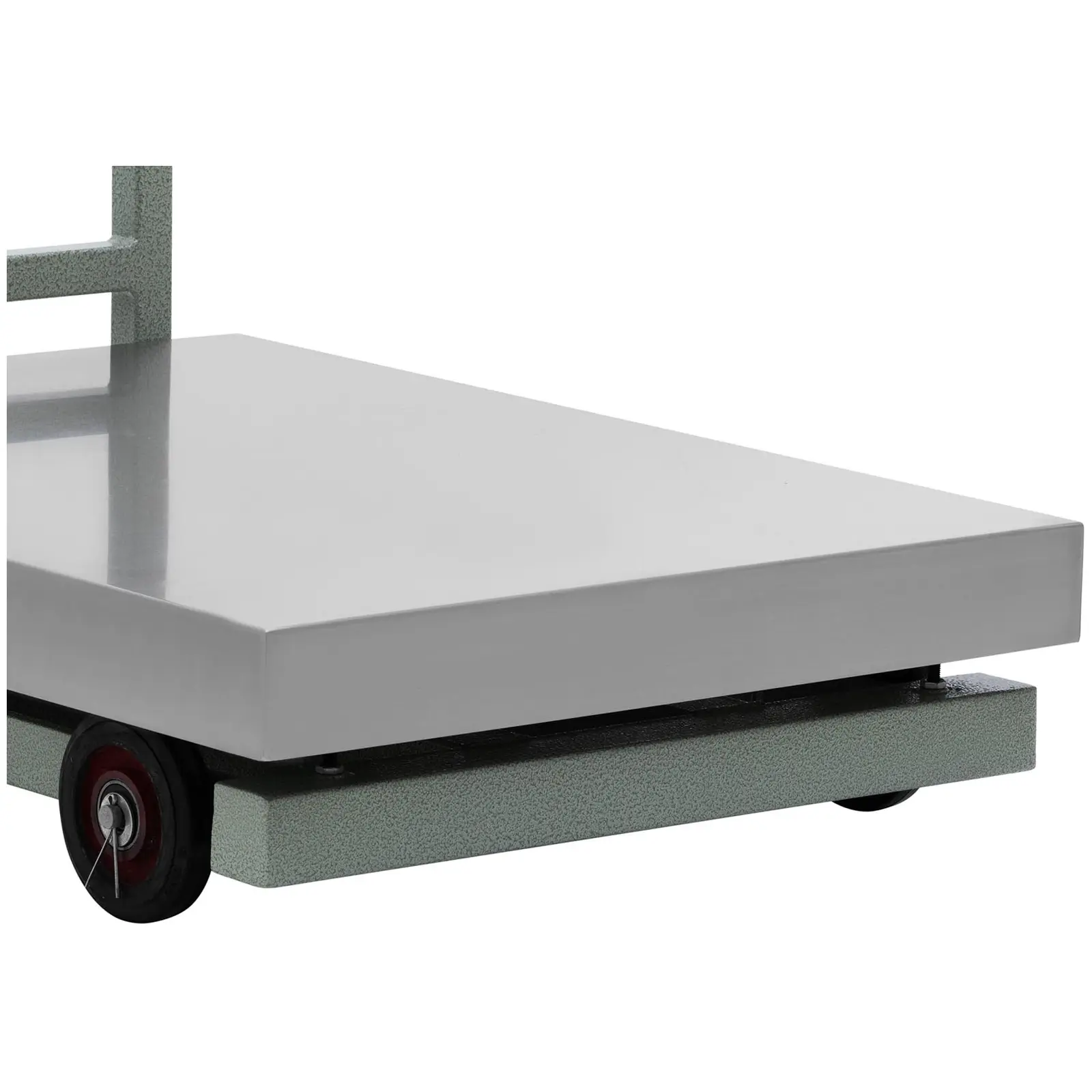 B-Ware Plattformwaage - rollbar - 1000 kg / 0,2 kg - 600 x 800 x 195  mm - kg / lb