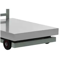Balance plateforme roulante - 1 000 kg / 0,2 kg - 600 x 800 x 195  mm - Kg / lb