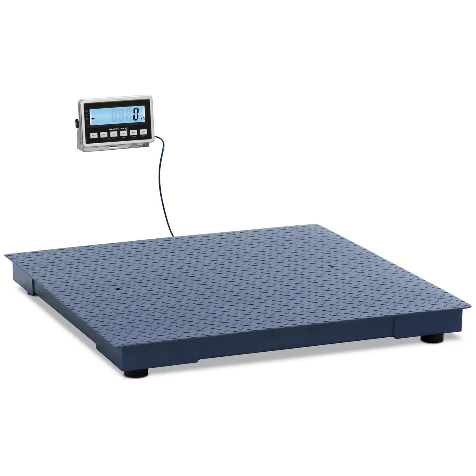 Podlahová váha 1000 kg / 0,2 kg 1 000 x 1 000 mm LCD - Podlahové váhy Steinberg Systems