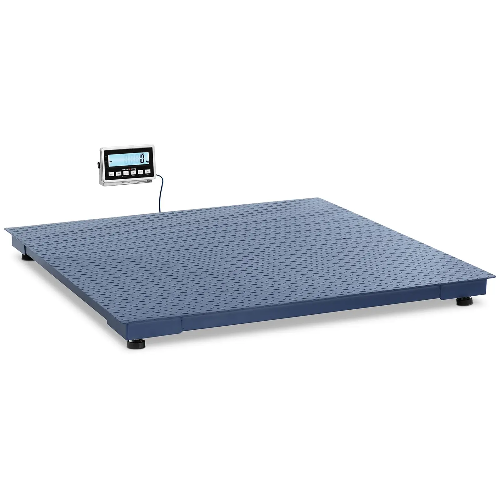 Balance au sol - 3 000 kg / 1 kg - 150 x 150 cm - avec écran LCD externe