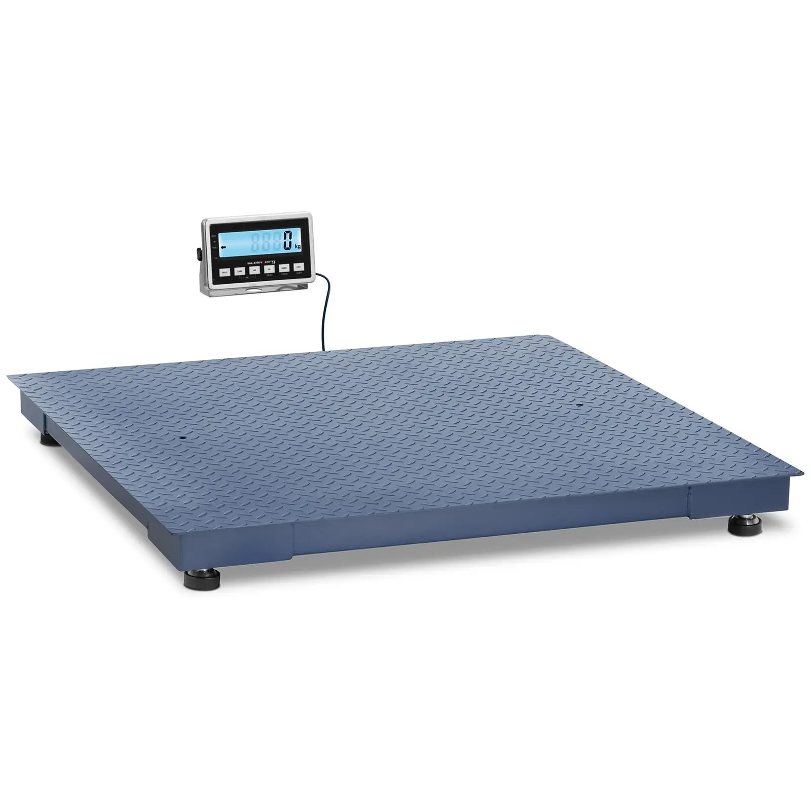 Balance au sol - 1 000 kg / 0,2 kg - 120 x 120 cm - avec écran LCD externe
