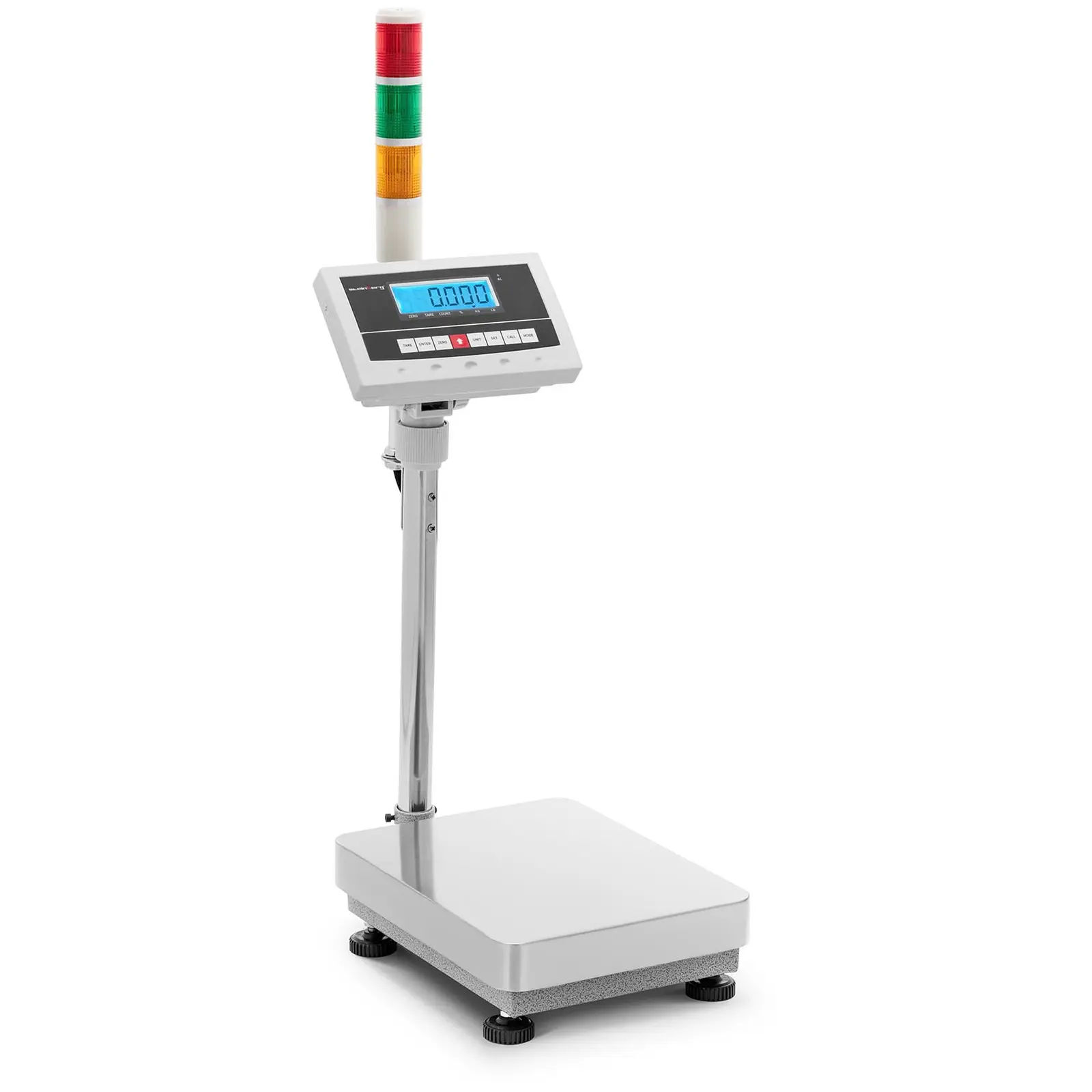 Cântar platformă - 30 kg / 0,001 kg - 30 x 40 cm - Lampa de avertizare - kg / lb - LCD