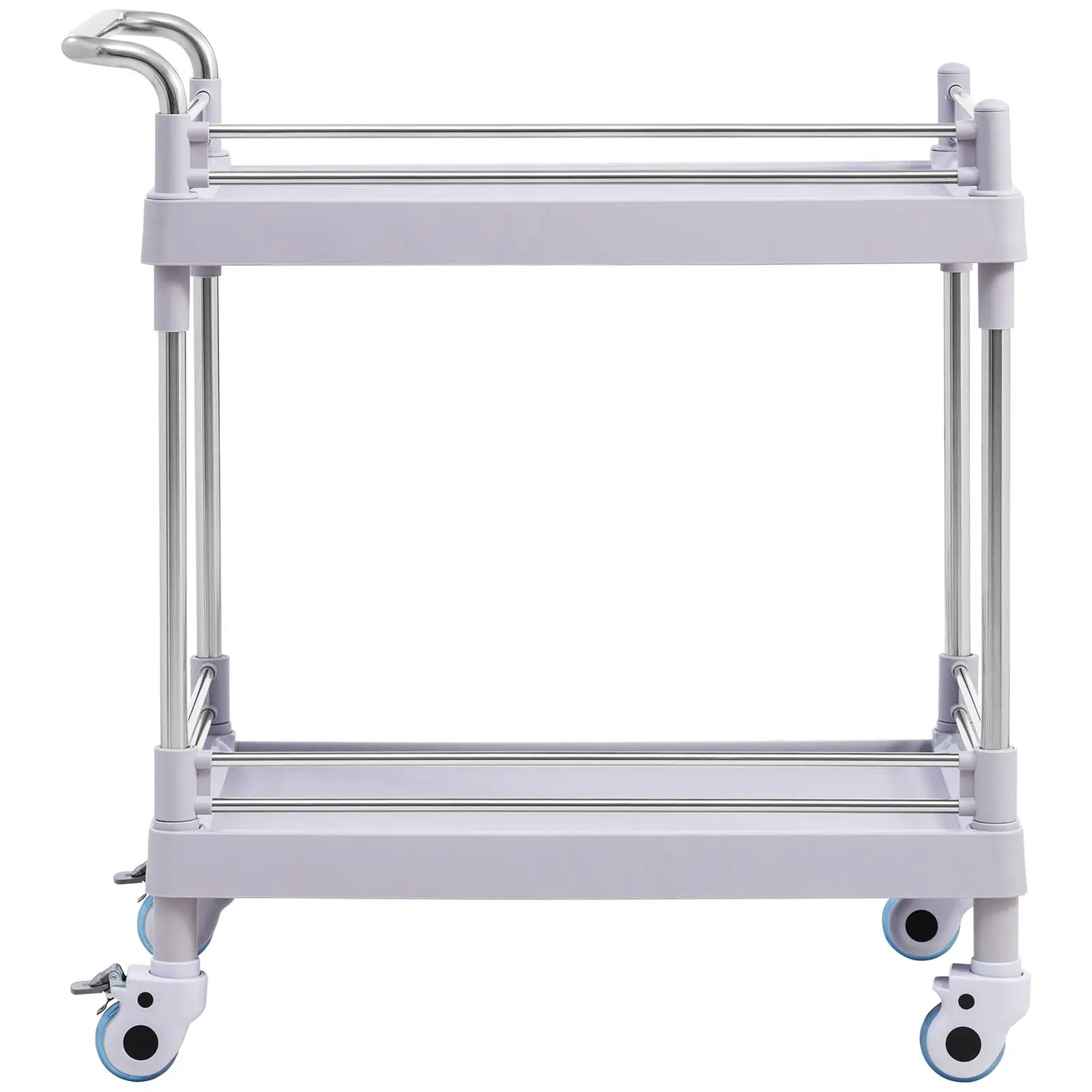 Laboratory Trolley - 2 shelves each 65 x 47 x 5 cm - 40 kg