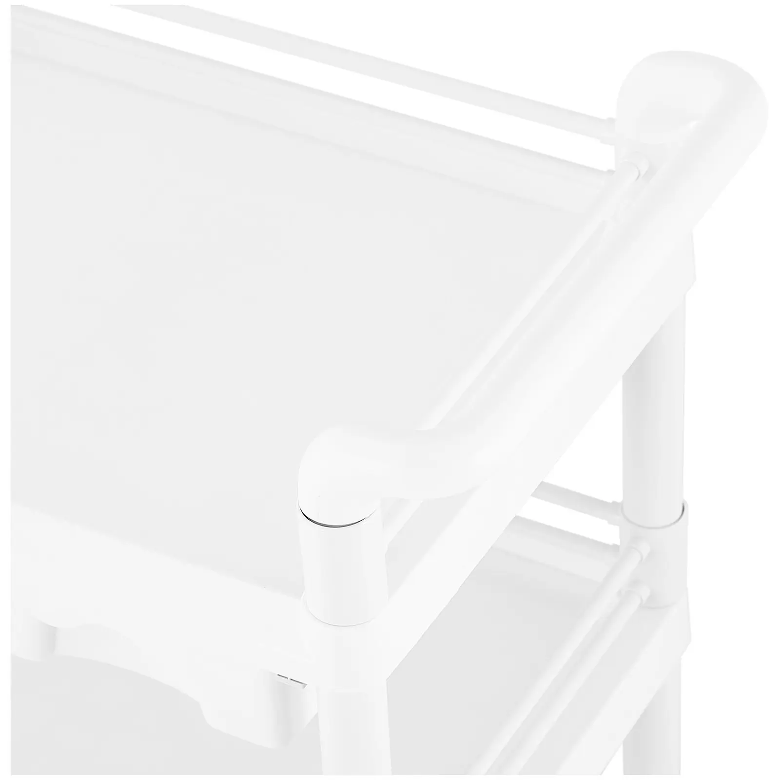 B-zboží Laboratorní vozík - 3 police o rozměru 65 x 47 x 5 cm - 1 zásuvka - 3 nádoby - 60 kg (Kolečka: Ano)