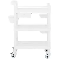 Laboratory Trolley - 3 shelves each 54 x 38 x 5 cm - 1 drawer - 3 containers - 30 kg