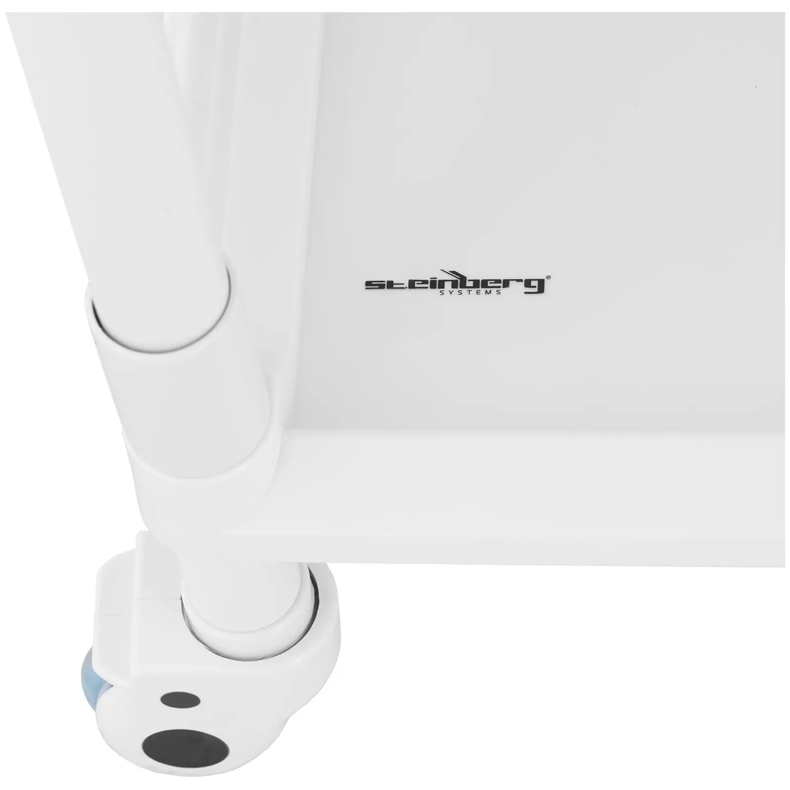 Cărucior de laborator - 3 rafturi fiecare 54 x 38 x 5 cm - 30 kg (Rozmery police [cm]: 54 x 38 x 5)