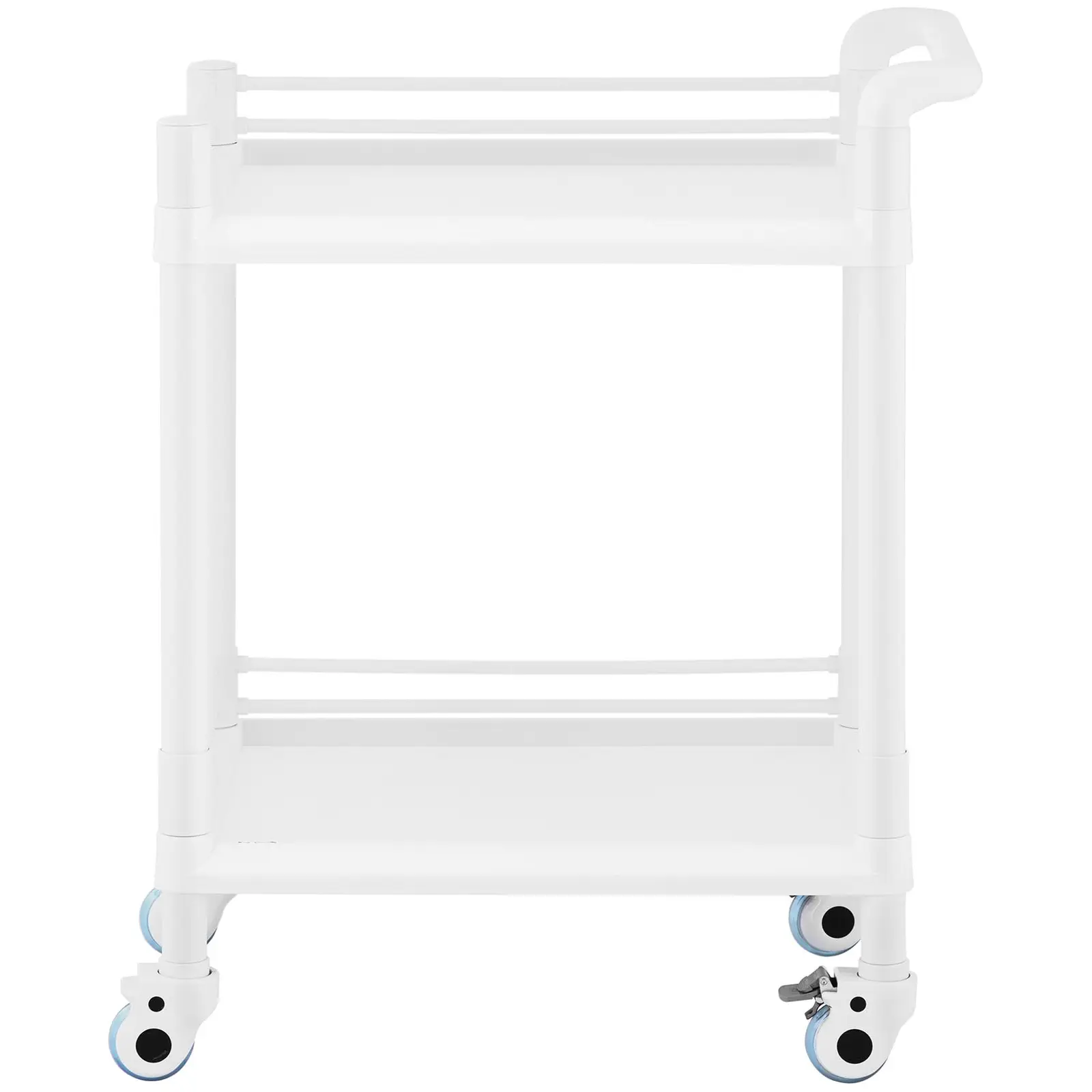 B-zboží Laboratorní vozík - 2 police o rozměru 54 x 38 x 5 cm - 20 kg  (Rozměry (DxŠxV): 71 x 45 x 91 cm)
