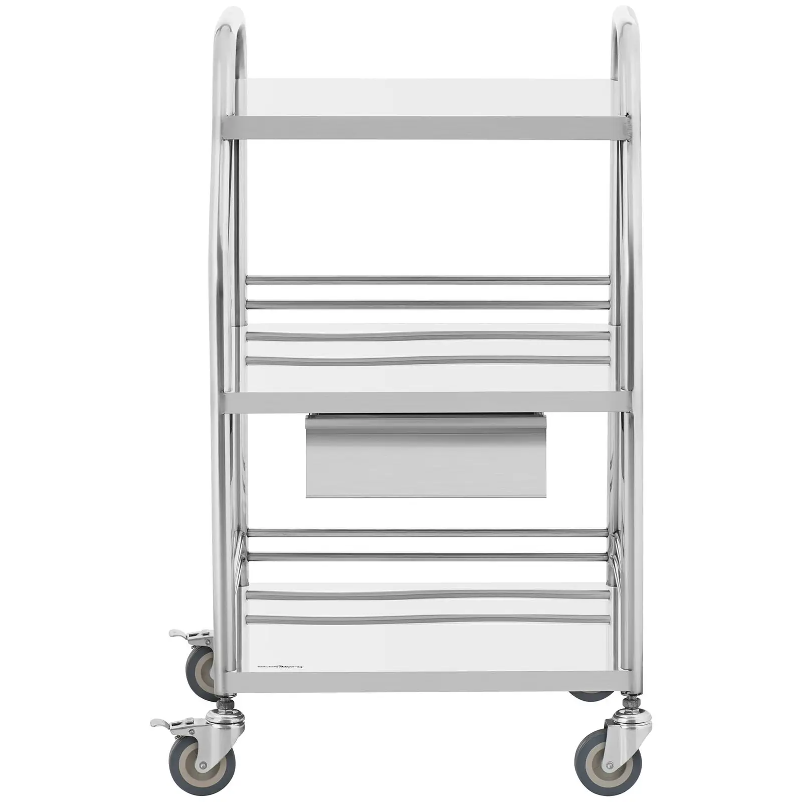 Laboratory Trolley - stainless steel - 3 shelves - 1 drawer - 30 kg